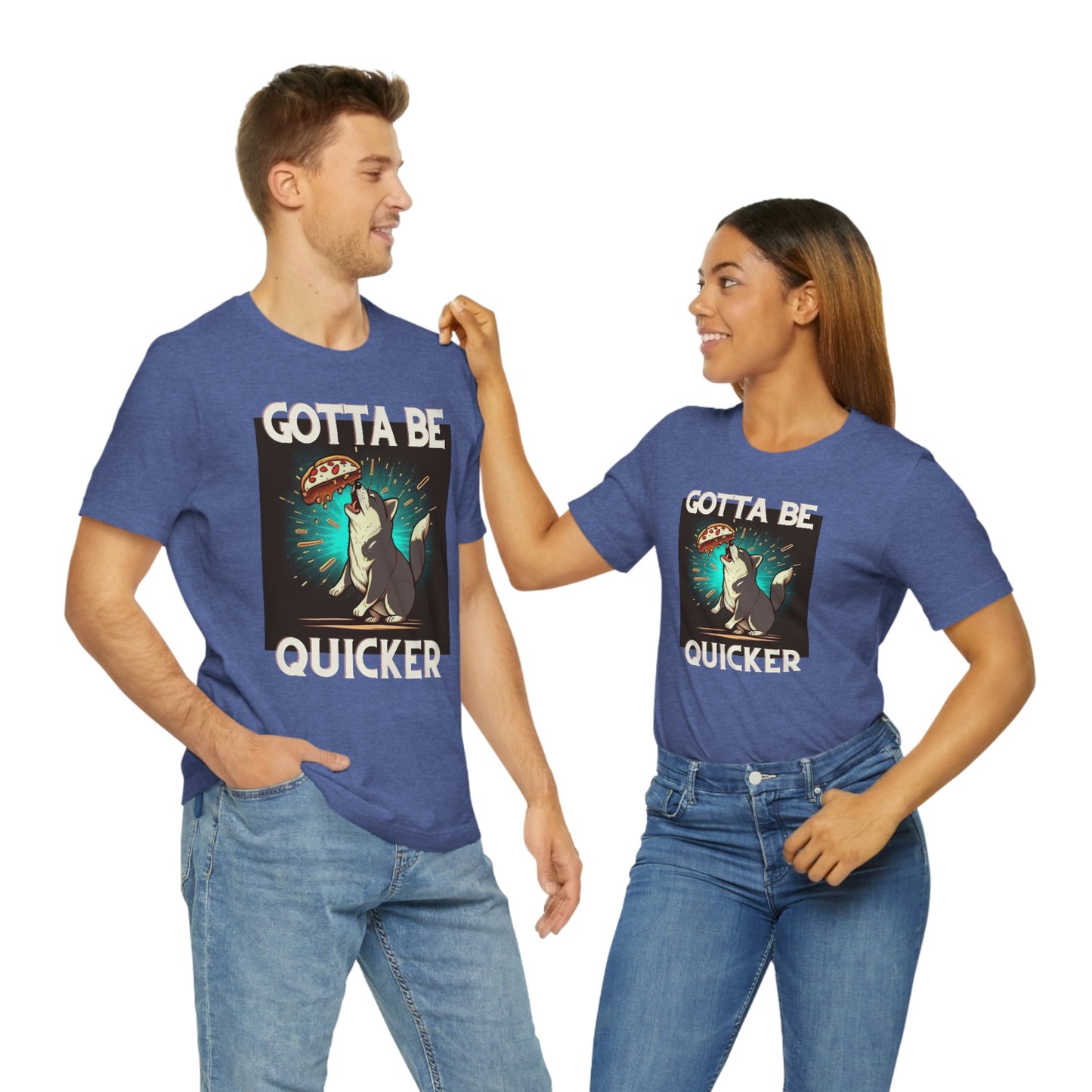 Gotta Be Quicker | Shiba Inu | Unisex Jersey Short Sleeve Tee