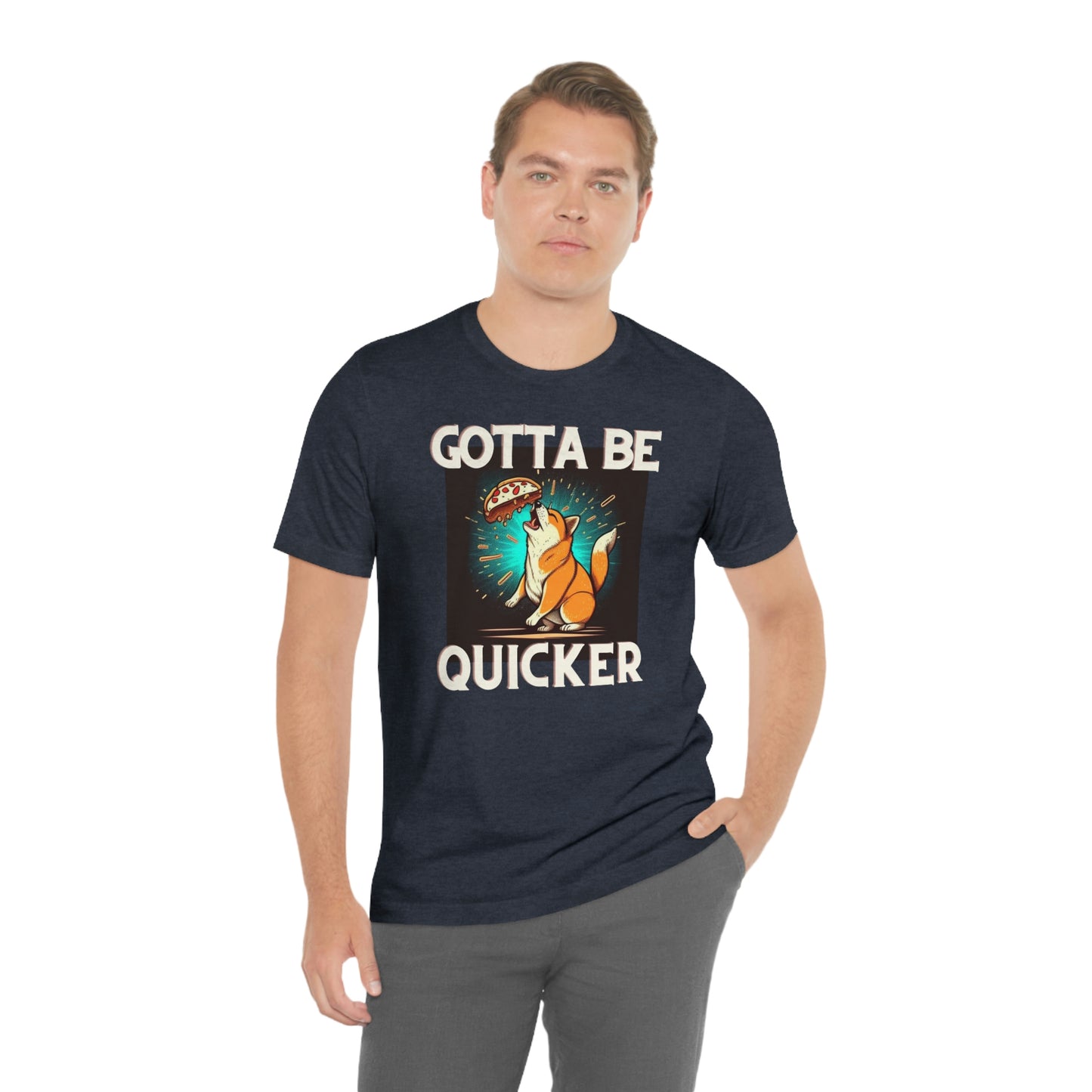 Gotta Be Quicker | Shiba  Inu | Unisex Jersey Short Sleeve Tee