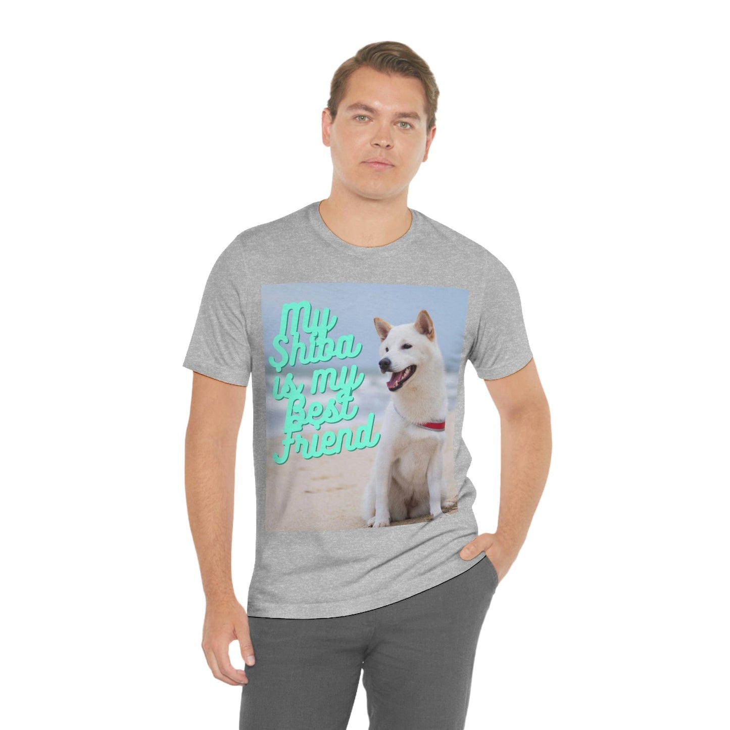 My Best Friend | Shiba Inu | Unisex Jersey Short Sleeve Tee