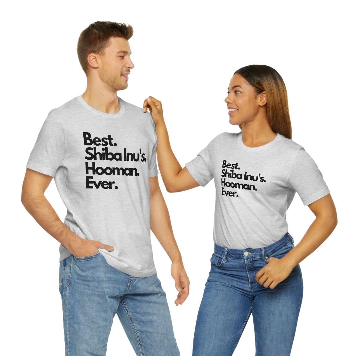 Best Shiba Inu's Hooman Ever Tshirt | High Quality Shiba Inu Print | Great Gift for Shiba Mom or Shiba Dad | Best Shiba Inu Shirt Ever