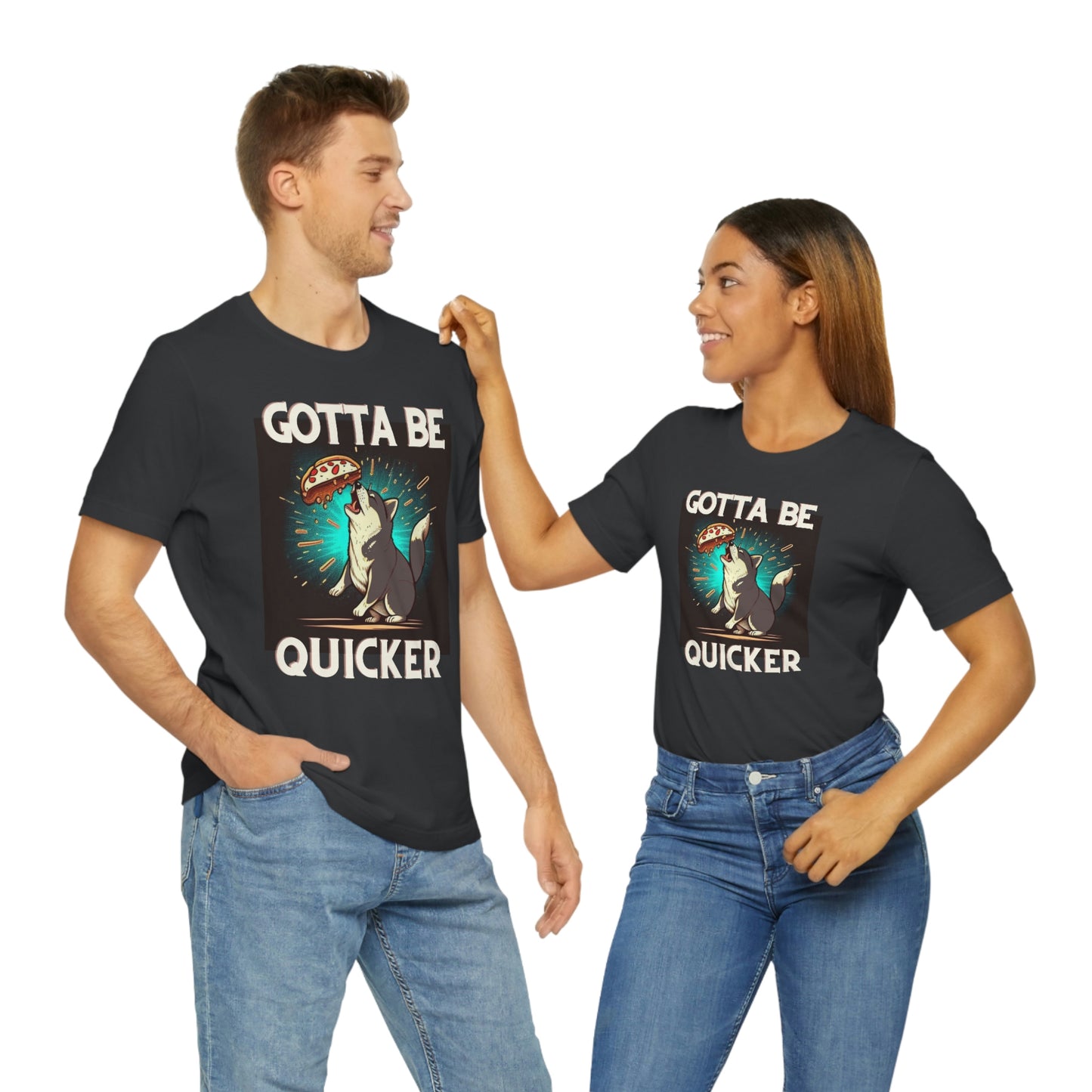 Gotta Be Quicker | Shiba Inu | Unisex Jersey Short Sleeve Tee