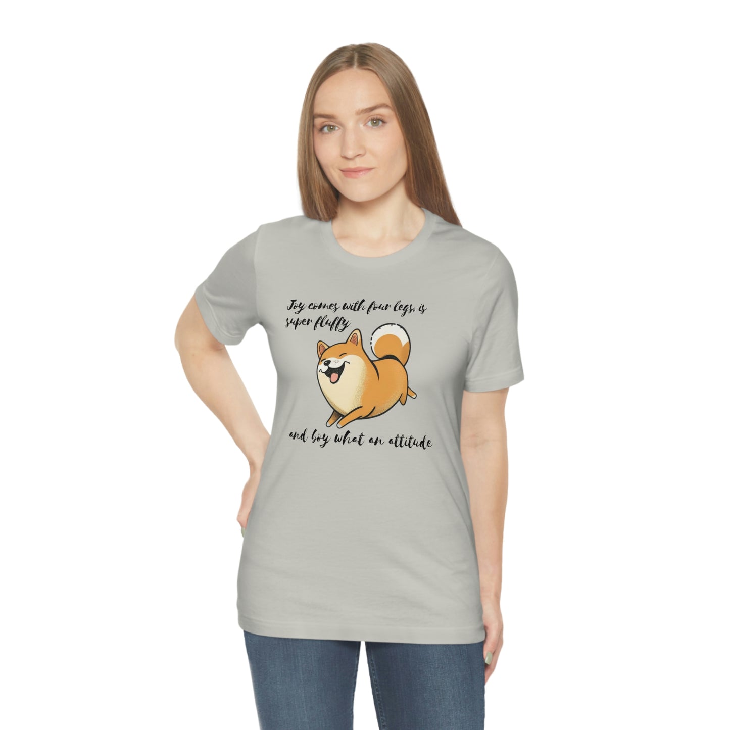 Boy, What an Attitude | Shiba Inu | Unisex Jersey Short Sleeve Tee