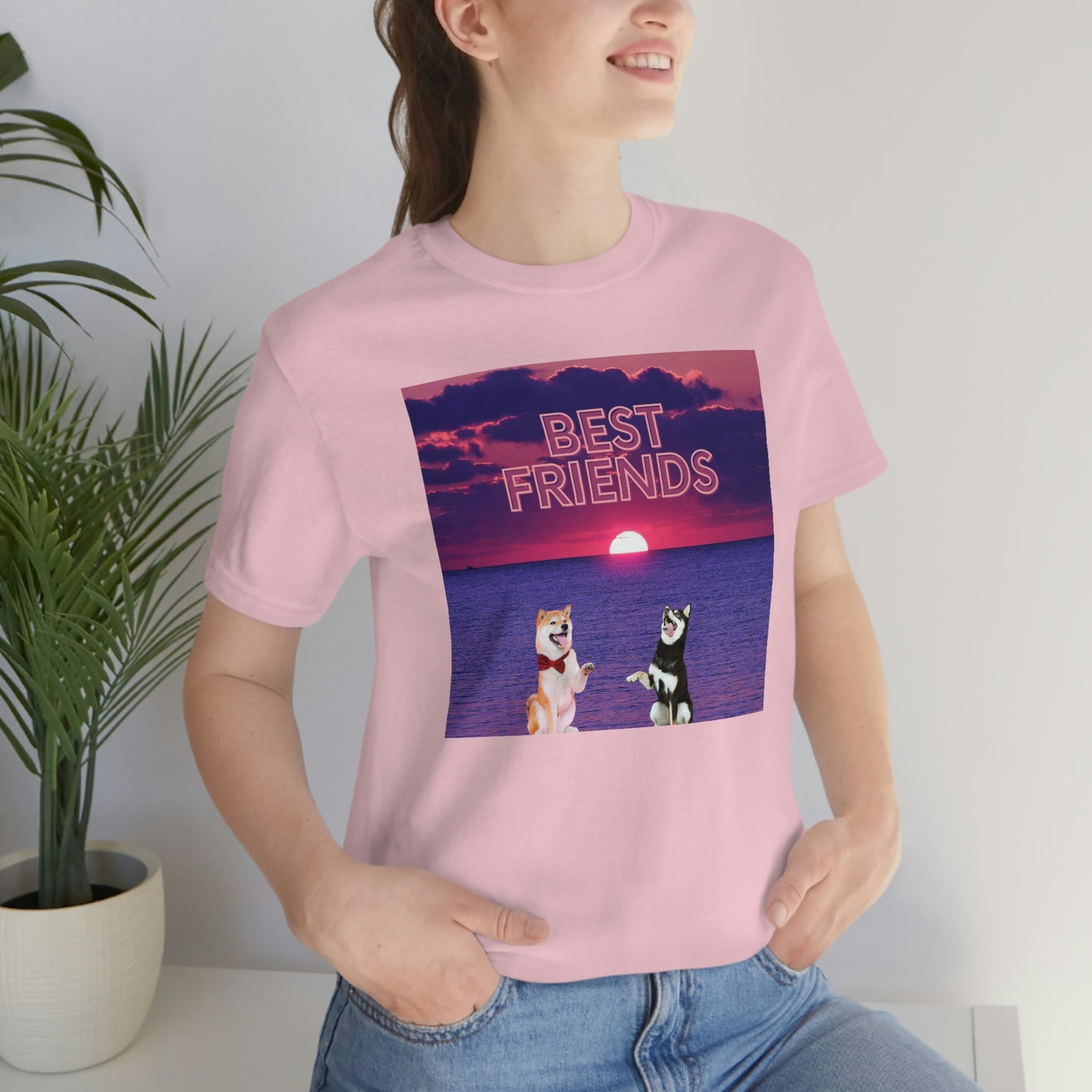 Best Friends | Shiba Inu's | Unisex Jersey Short Sleeve Tee