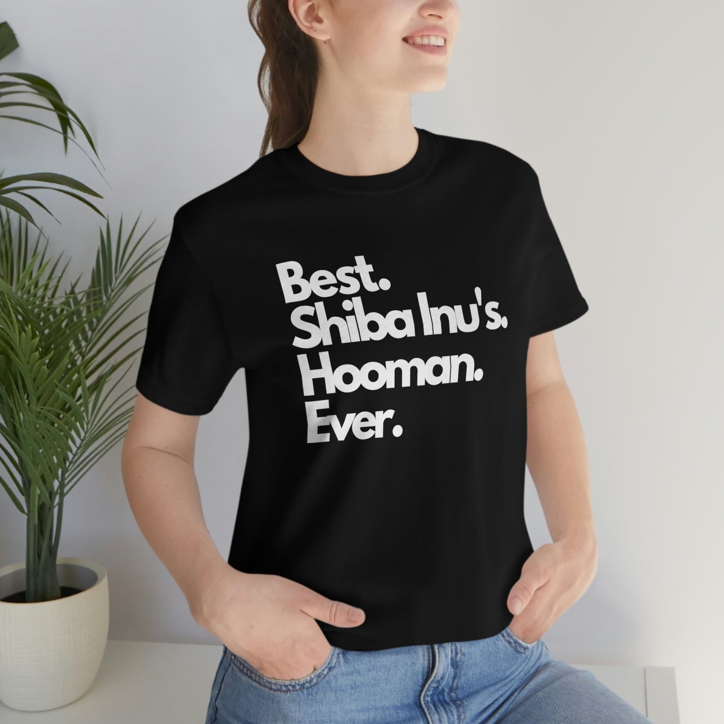 Best Shiba Inu's Hooman Ever Tshirt | High Quality Shiba Inu Print | Great Gift for Shiba Mom or Shiba Dad | Best Shiba Inu Shirt Ever