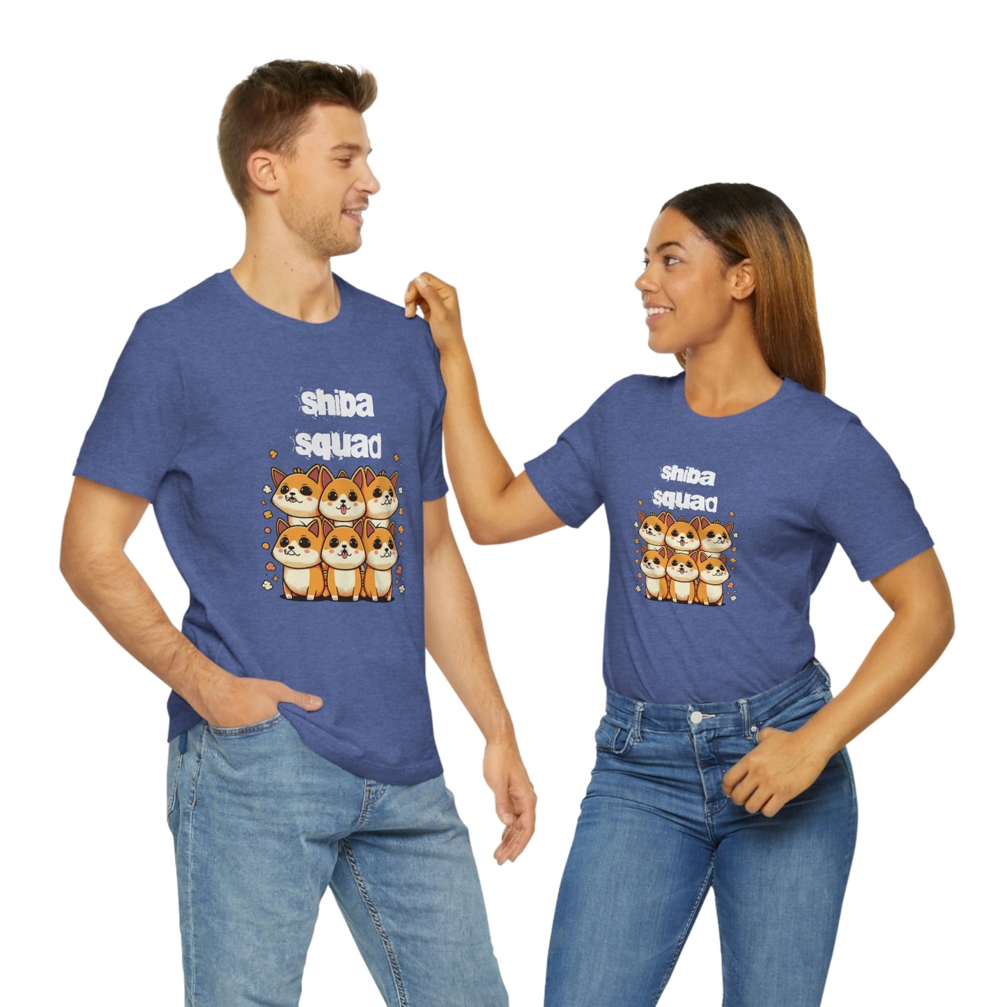 Shiba Squad Graphic Tee - Soft Cotton & Quality Print - Perfect for Shiba Inu Lovers