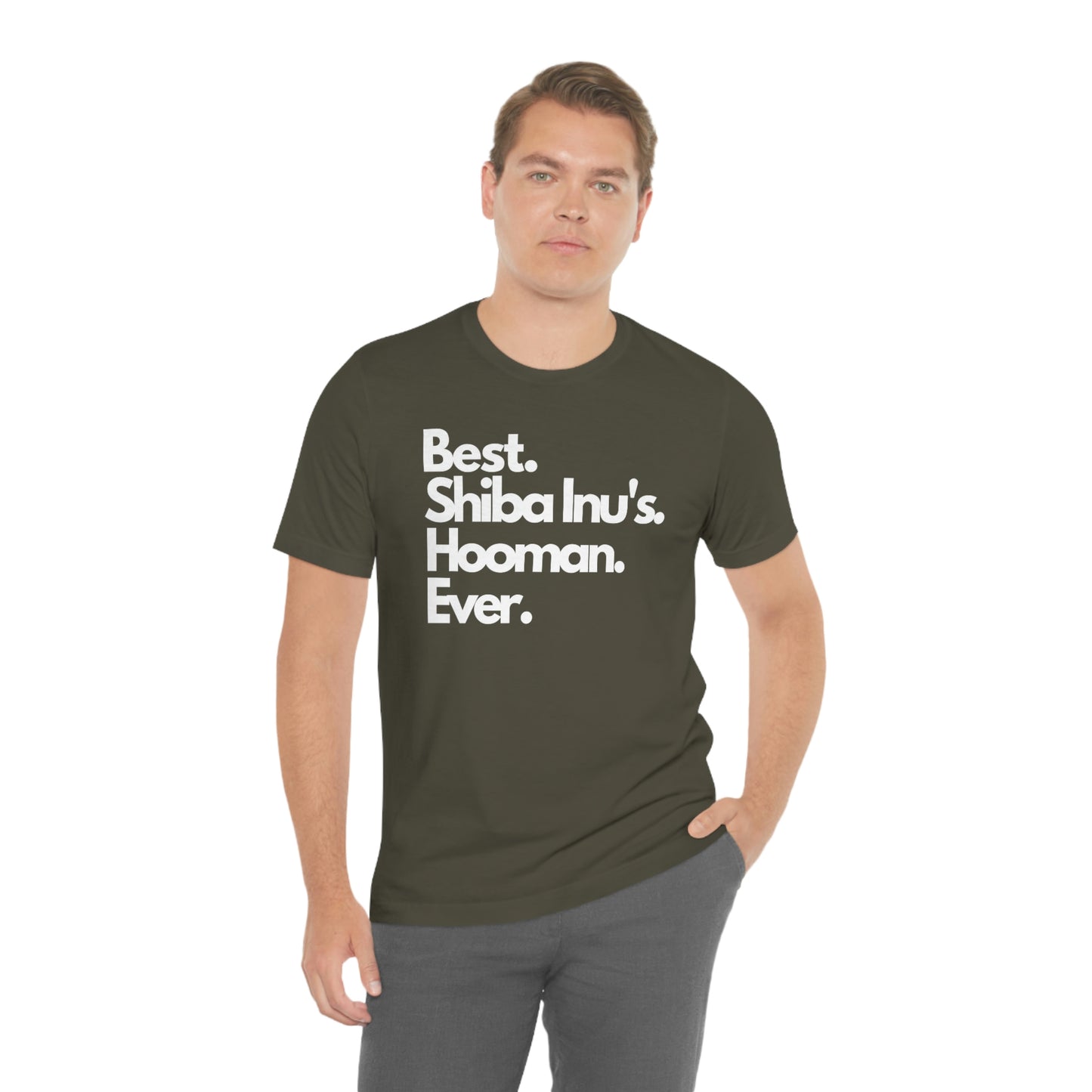 Best Shiba Inu's Hooman Ever Tshirt | High Quality Shiba Inu Print | Great Gift for Shiba Mom or Shiba Dad | Best Shiba Inu Shirt Ever