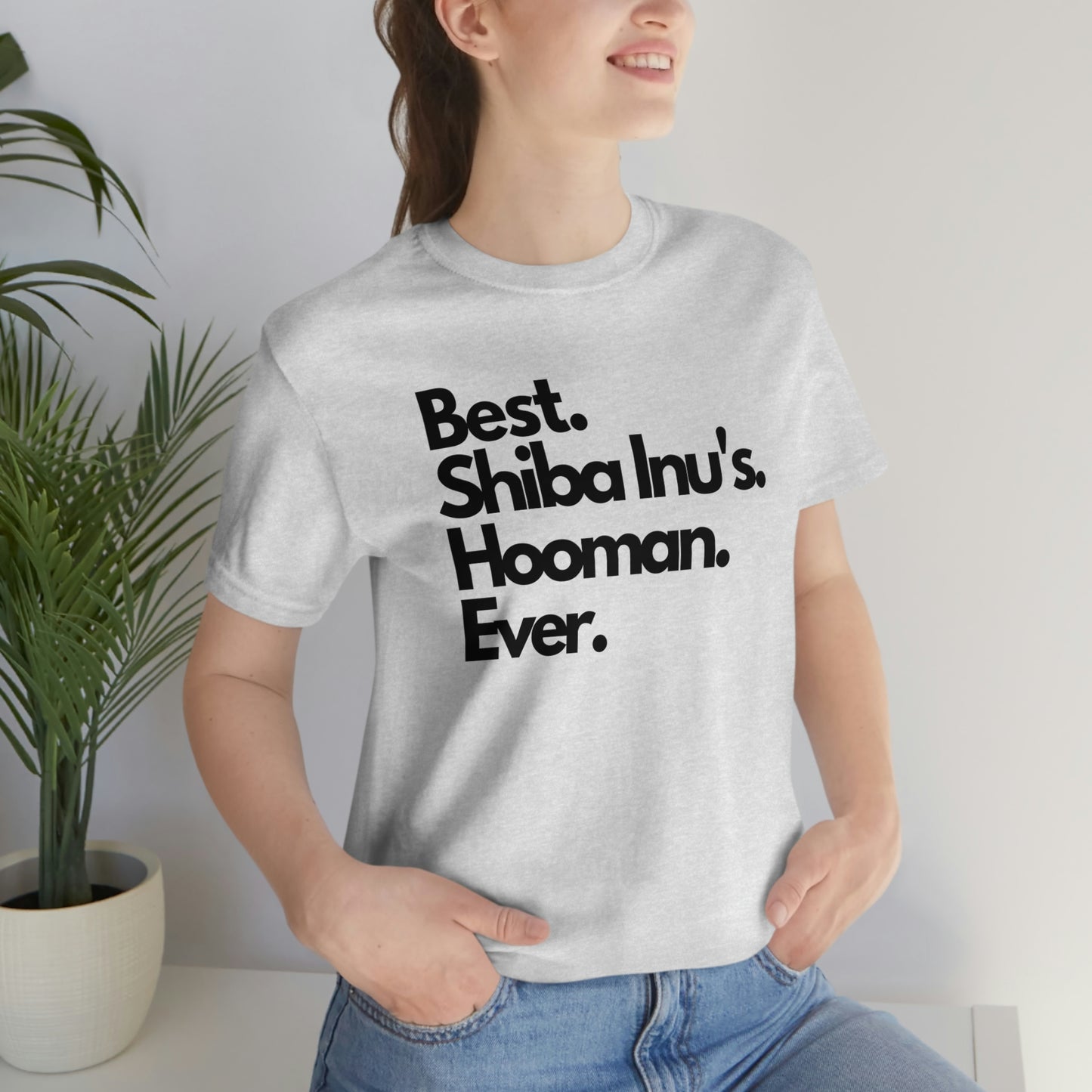 Best Shiba Inu's Hooman Ever Tshirt | High Quality Shiba Inu Print | Great Gift for Shiba Mom or Shiba Dad | Best Shiba Inu Shirt Ever