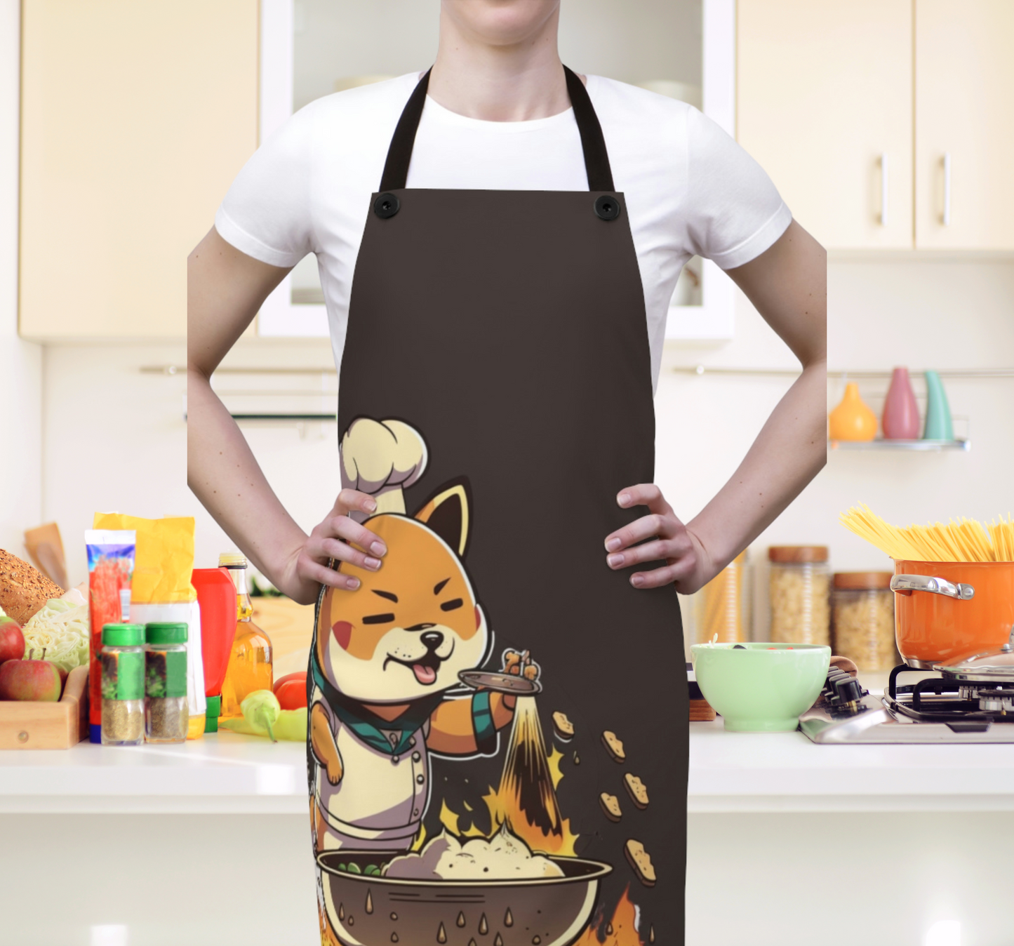 Cooking up with Shiba Inu Apron