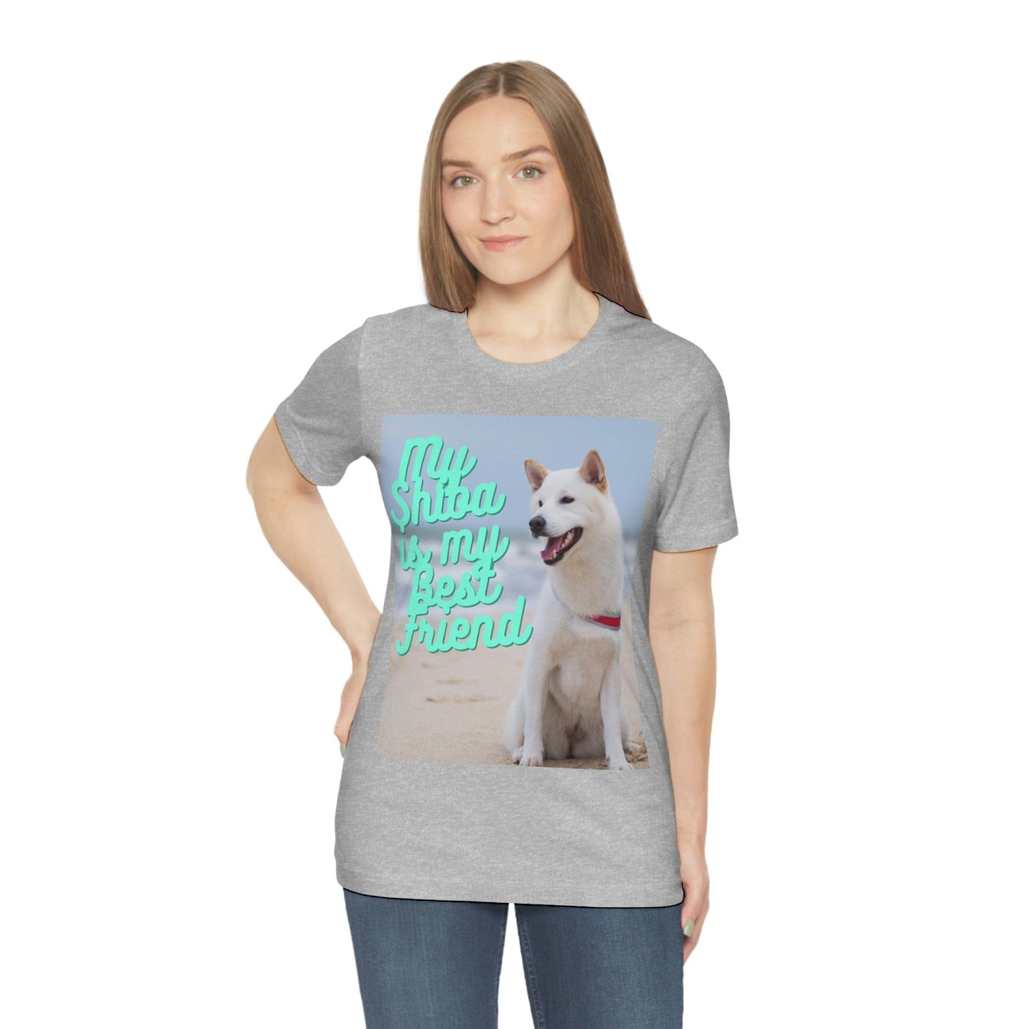 My Best Friend | Shiba Inu | Unisex Jersey Short Sleeve Tee