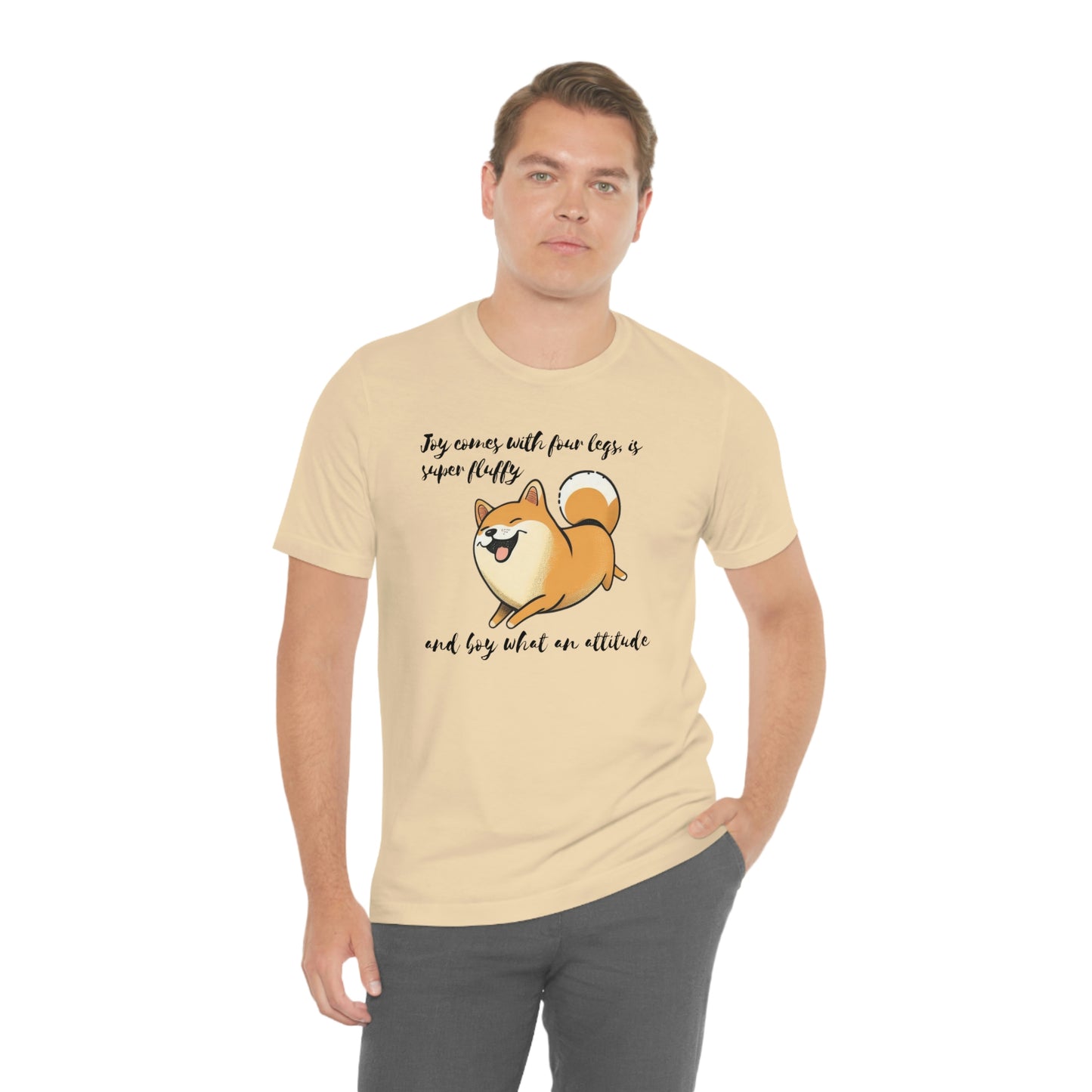 Boy, What an Attitude | Shiba Inu | Unisex Jersey Short Sleeve Tee