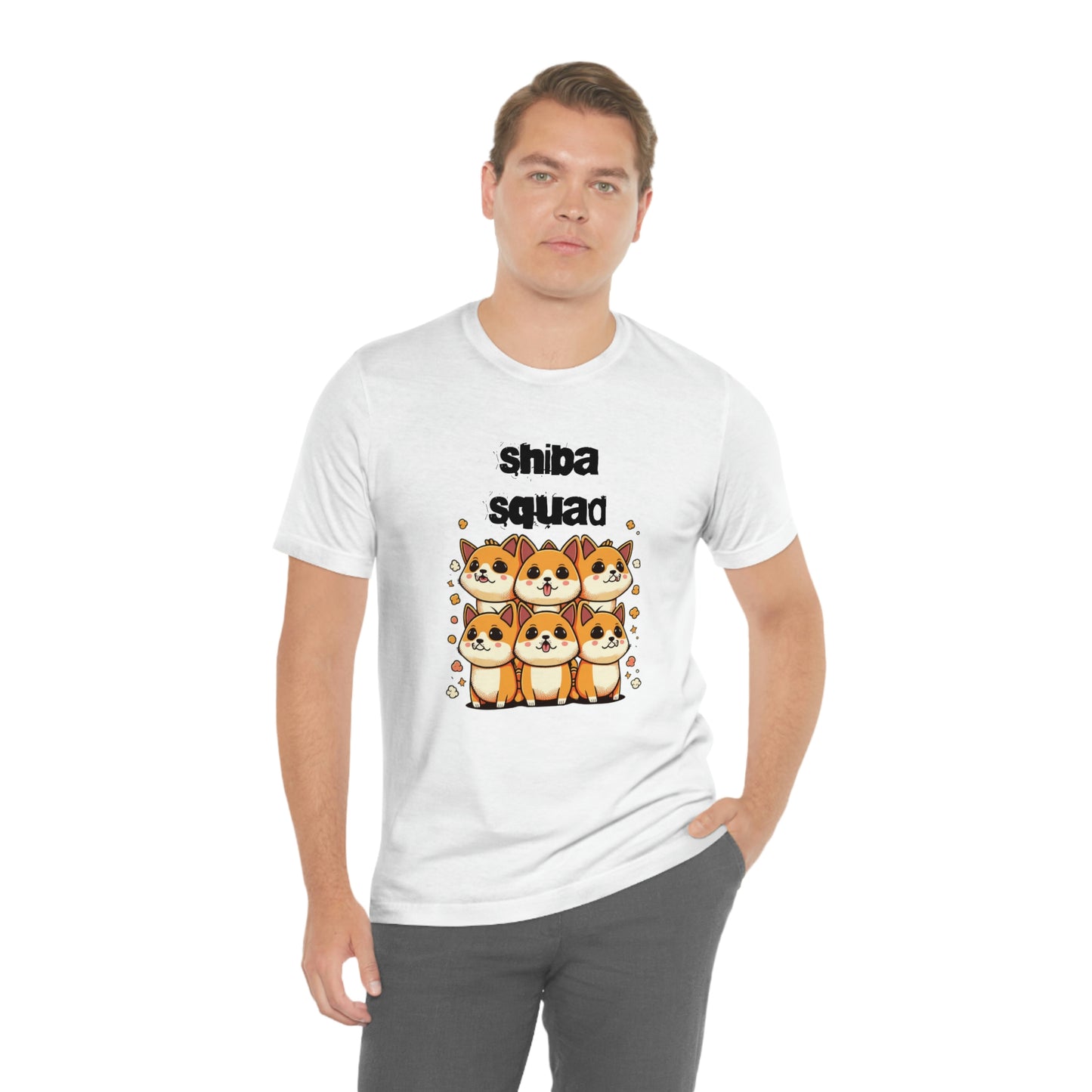 Shiba Squad Graphic Tee - Soft Cotton & Quality Print - Perfect for Shiba Inu Lovers