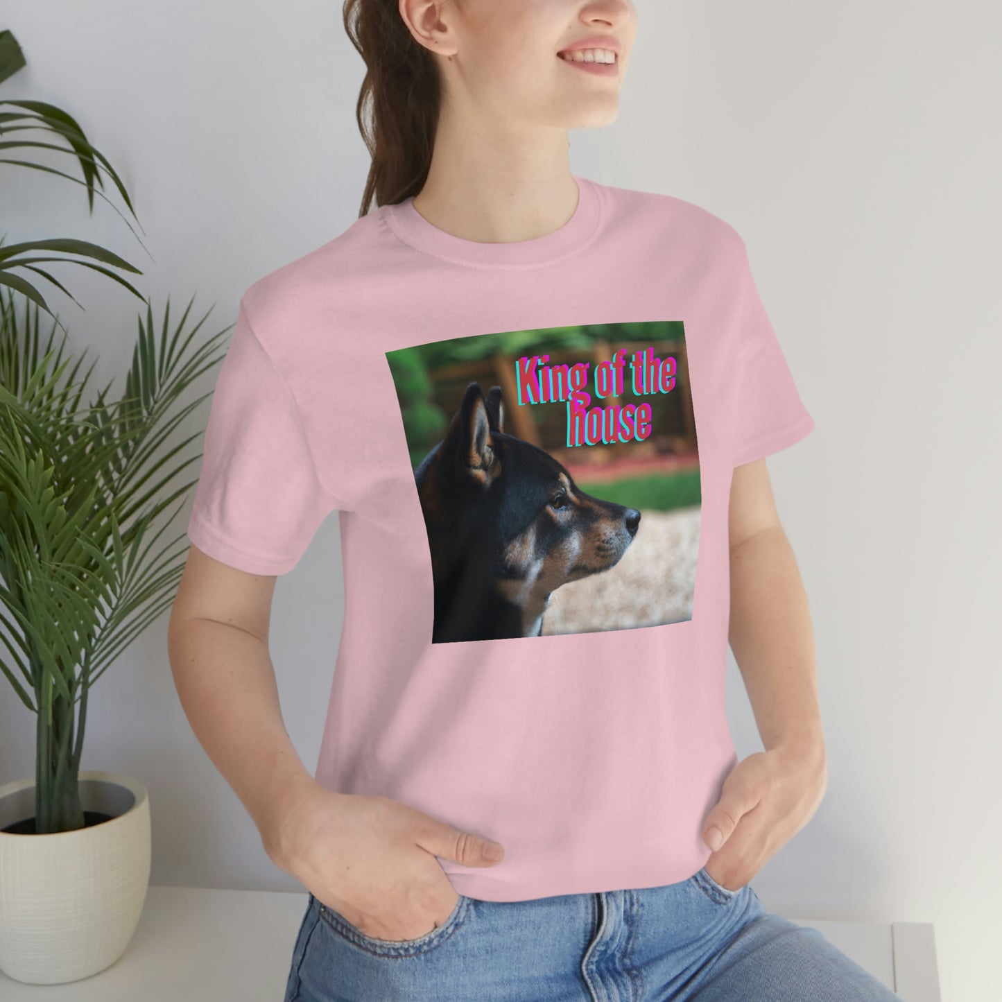 King of the House | Shiba Inu | Unisex Jersey Short Sleeve Tee