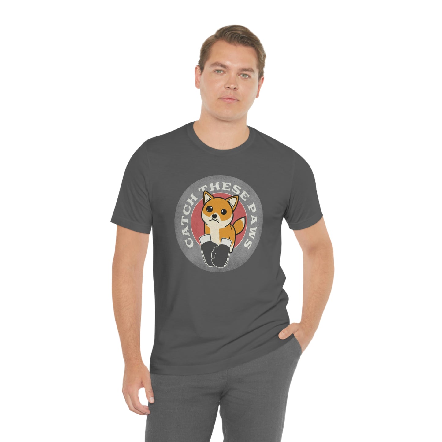 Catch These Paws: Shiba Inu Boxing Gloves Classic T-Shirt - Soft Cotton