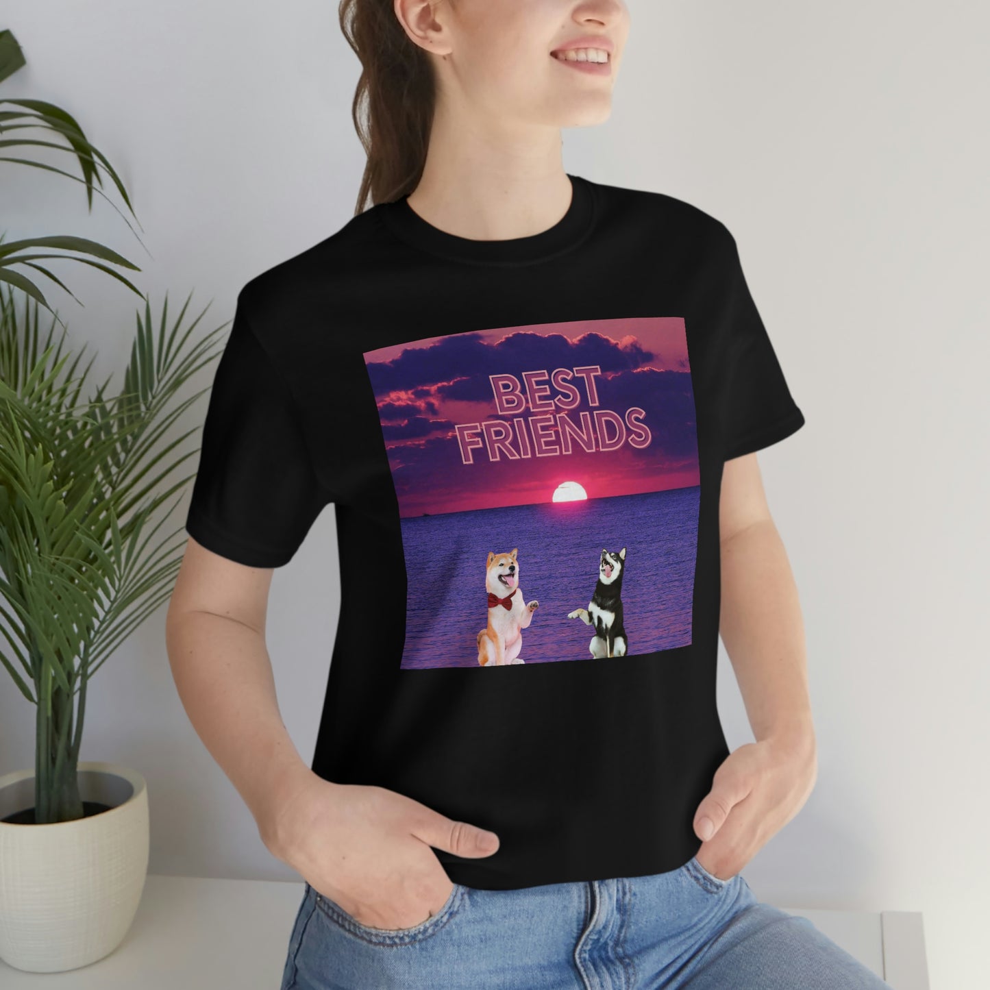 Best Friends | Shiba Inu's | Unisex Jersey Short Sleeve Tee