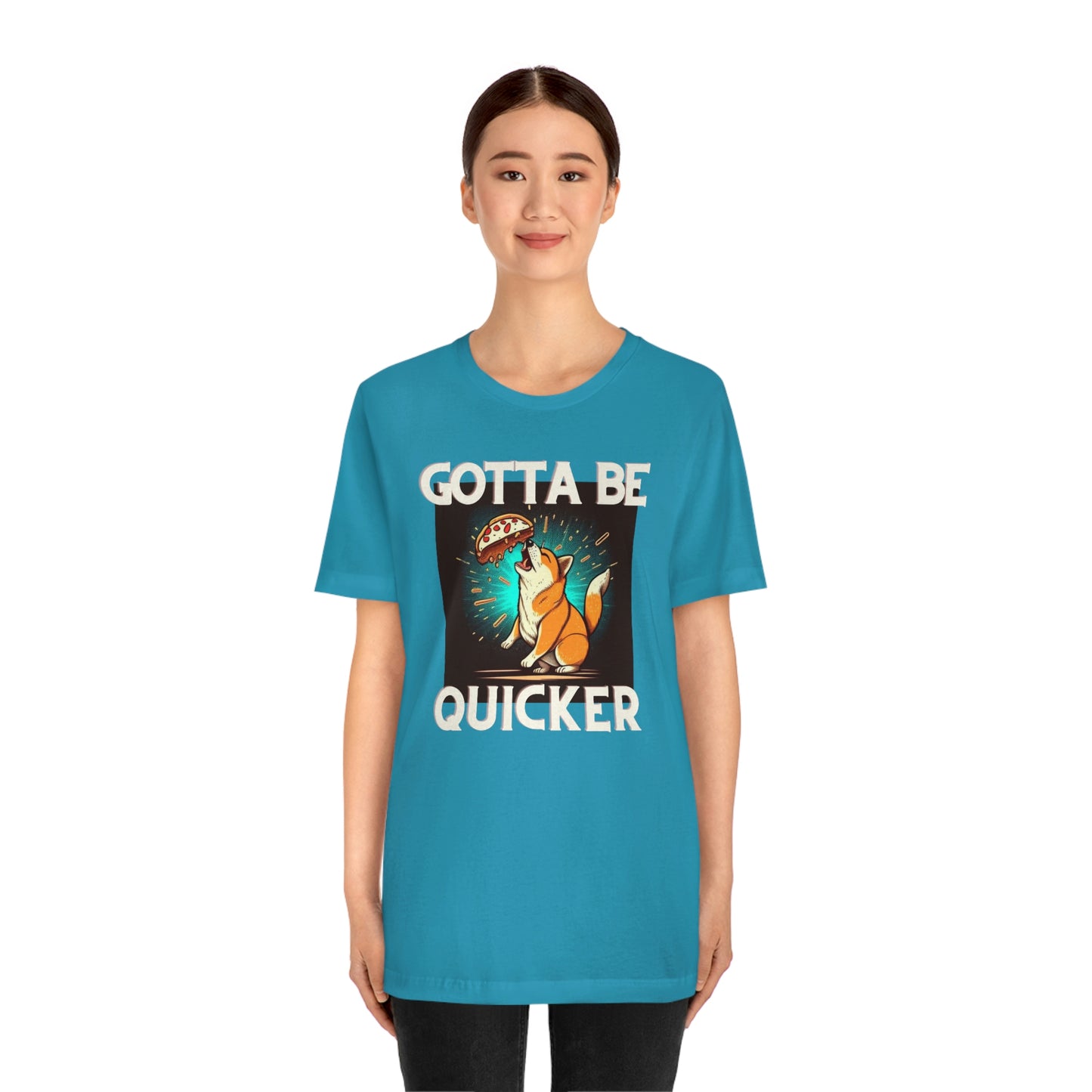 Gotta Be Quicker | Shiba  Inu | Unisex Jersey Short Sleeve Tee