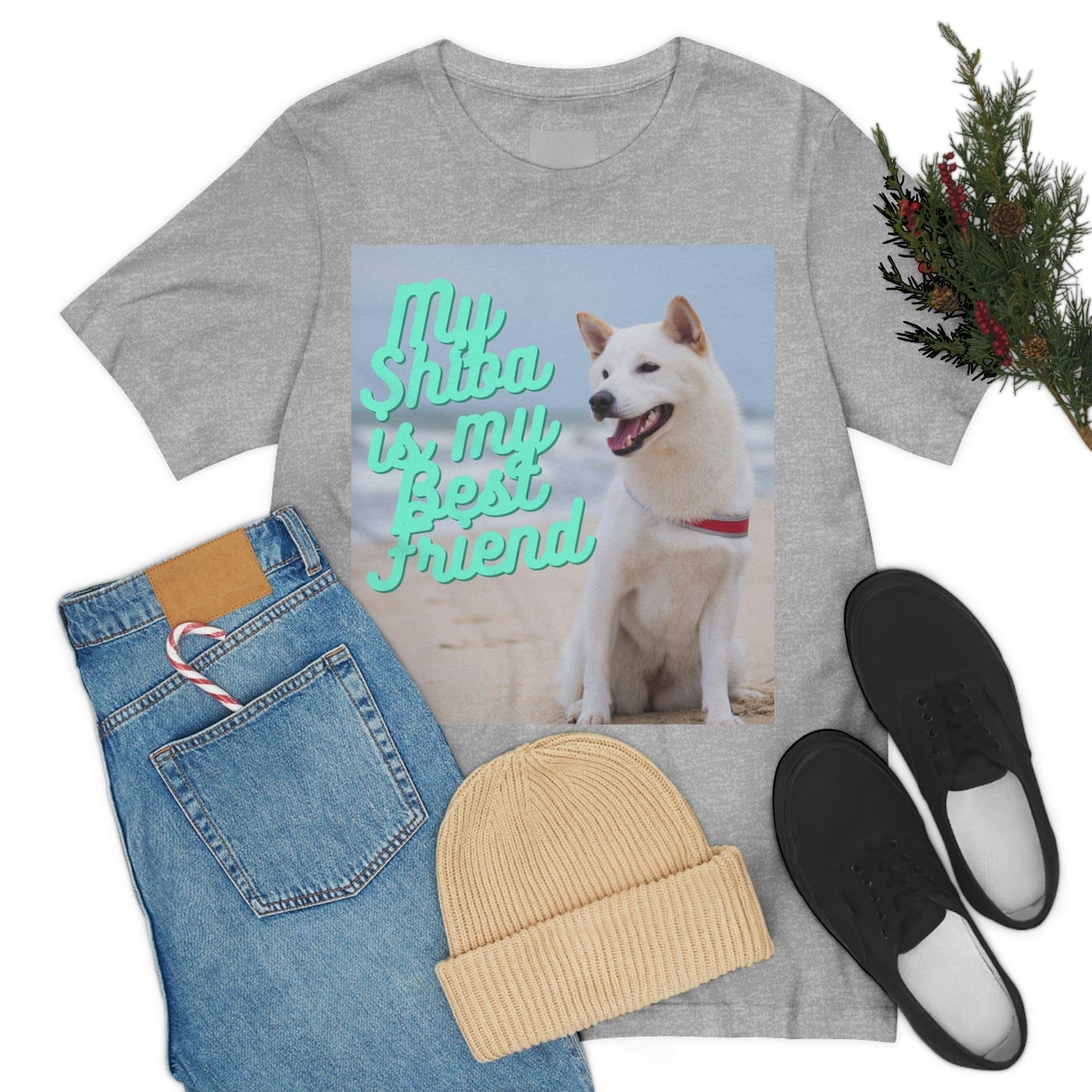 My Best Friend | Shiba Inu | Unisex Jersey Short Sleeve Tee