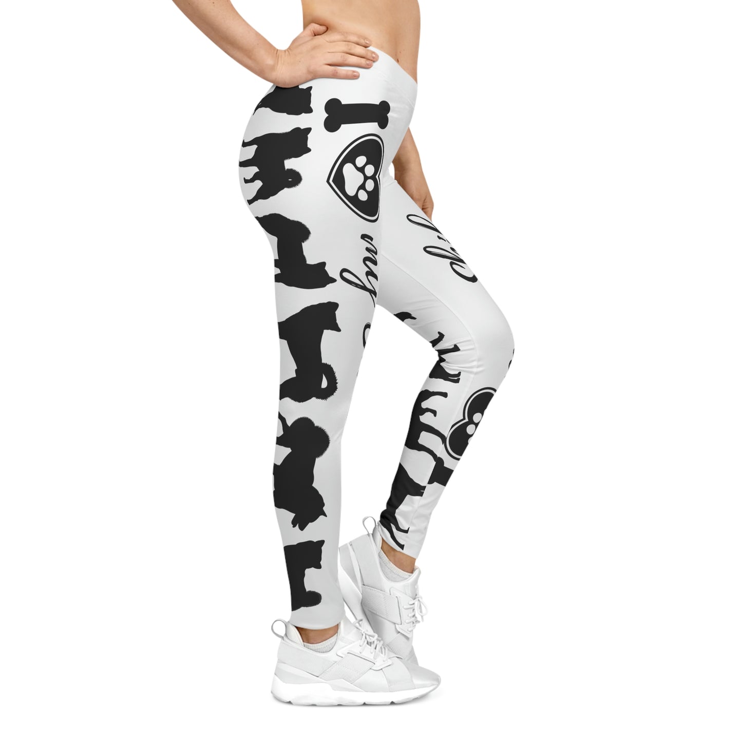 I Heart my Shiba Inu | Women's Casual Leggings