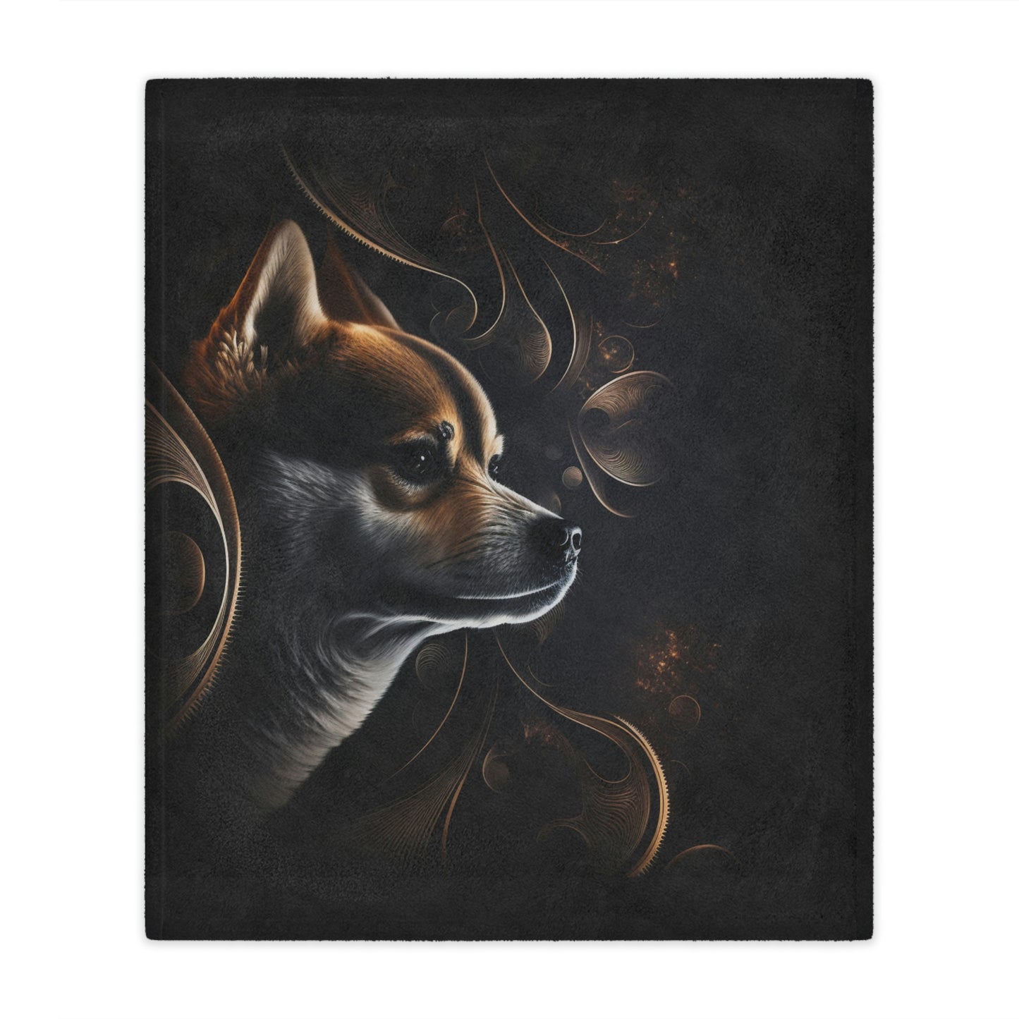 Mystical Minky Shiba Blanket