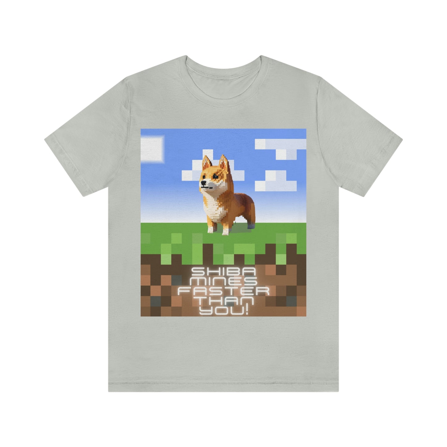 Shiba Mines Faster | Unisex Jersey Short Sleeve Tee