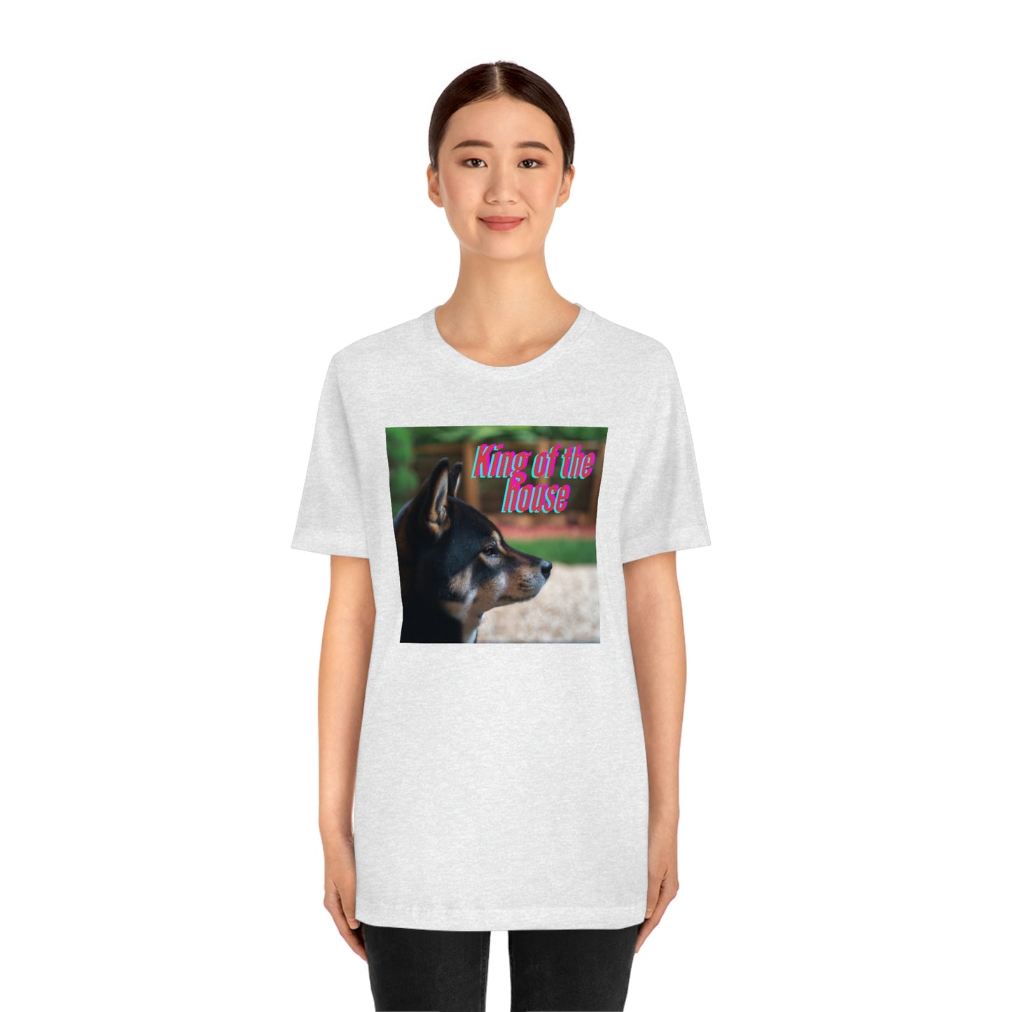 King of the House | Shiba Inu | Unisex Jersey Short Sleeve Tee