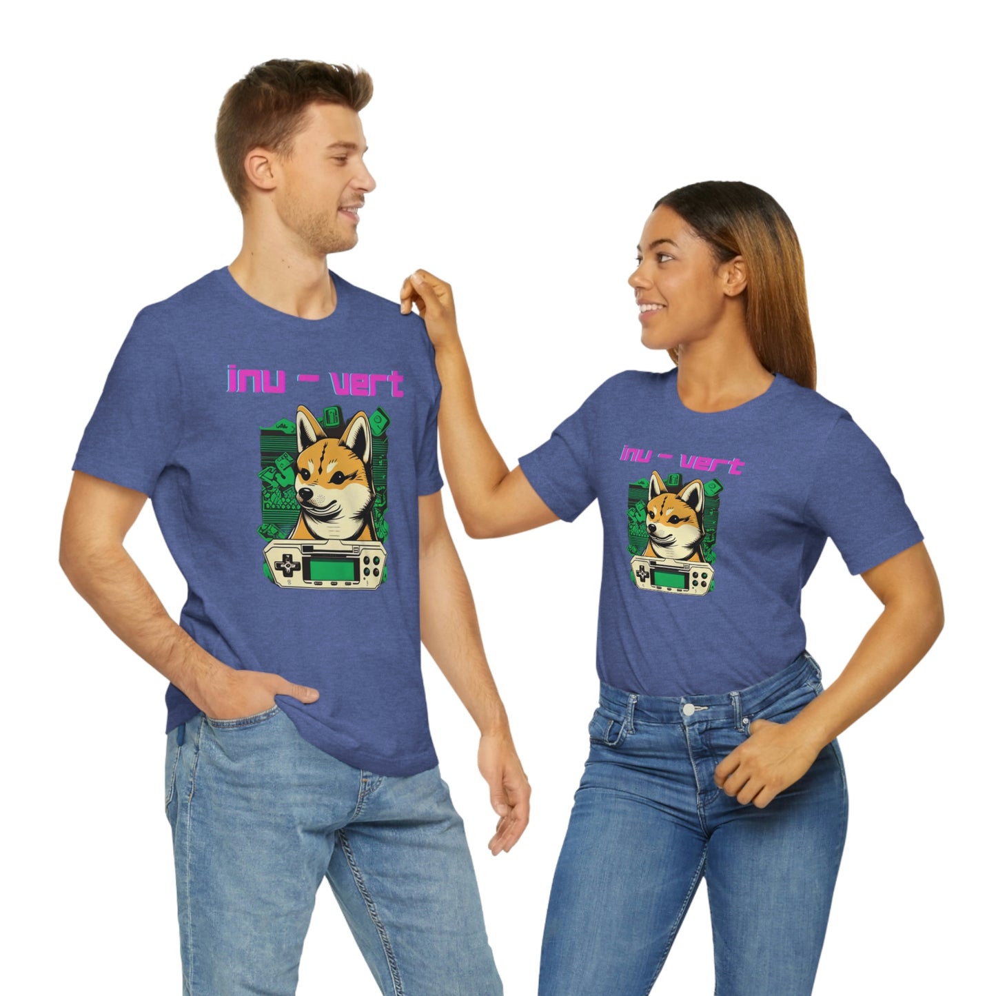 Inu - Vert Shiba Inu Funny Gamer Tshirt | Dog Owner Top