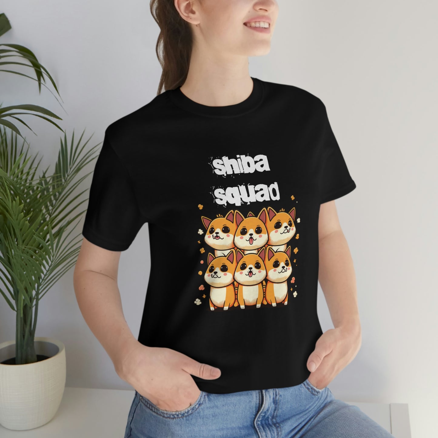 Shiba Squad Graphic Tee - Soft Cotton & Quality Print - Perfect for Shiba Inu Lovers