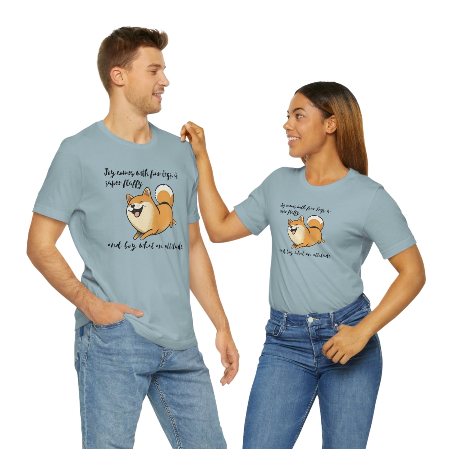 Boy, What an Attitude | Shiba Inu | Unisex Jersey Short Sleeve Tee