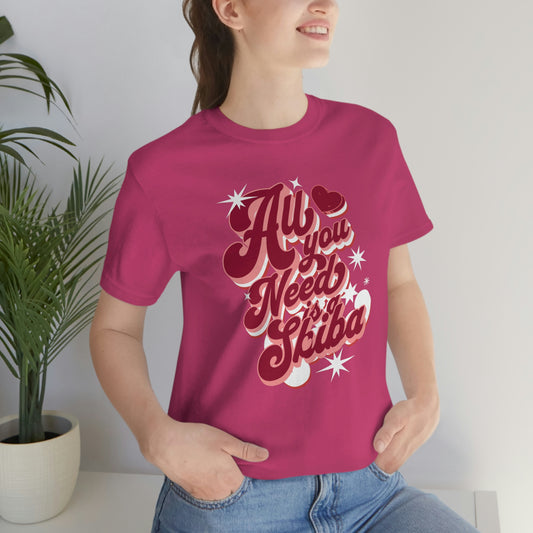 Comfy Shiba Love T-Shirt with "All You Need is a Shiba" Design - Perfect Gift for Shiba Lovers!