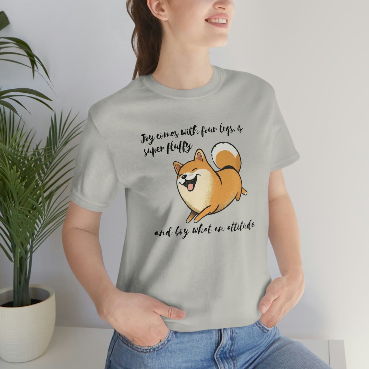 Boy, What an Attitude | Shiba Inu | Unisex Jersey Short Sleeve Tee