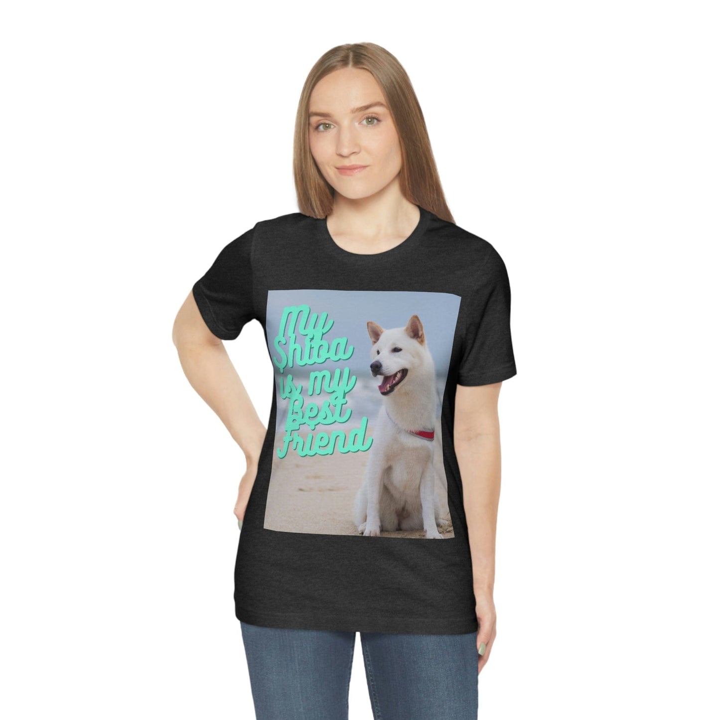 My Best Friend | Shiba Inu | Unisex Jersey Short Sleeve Tee