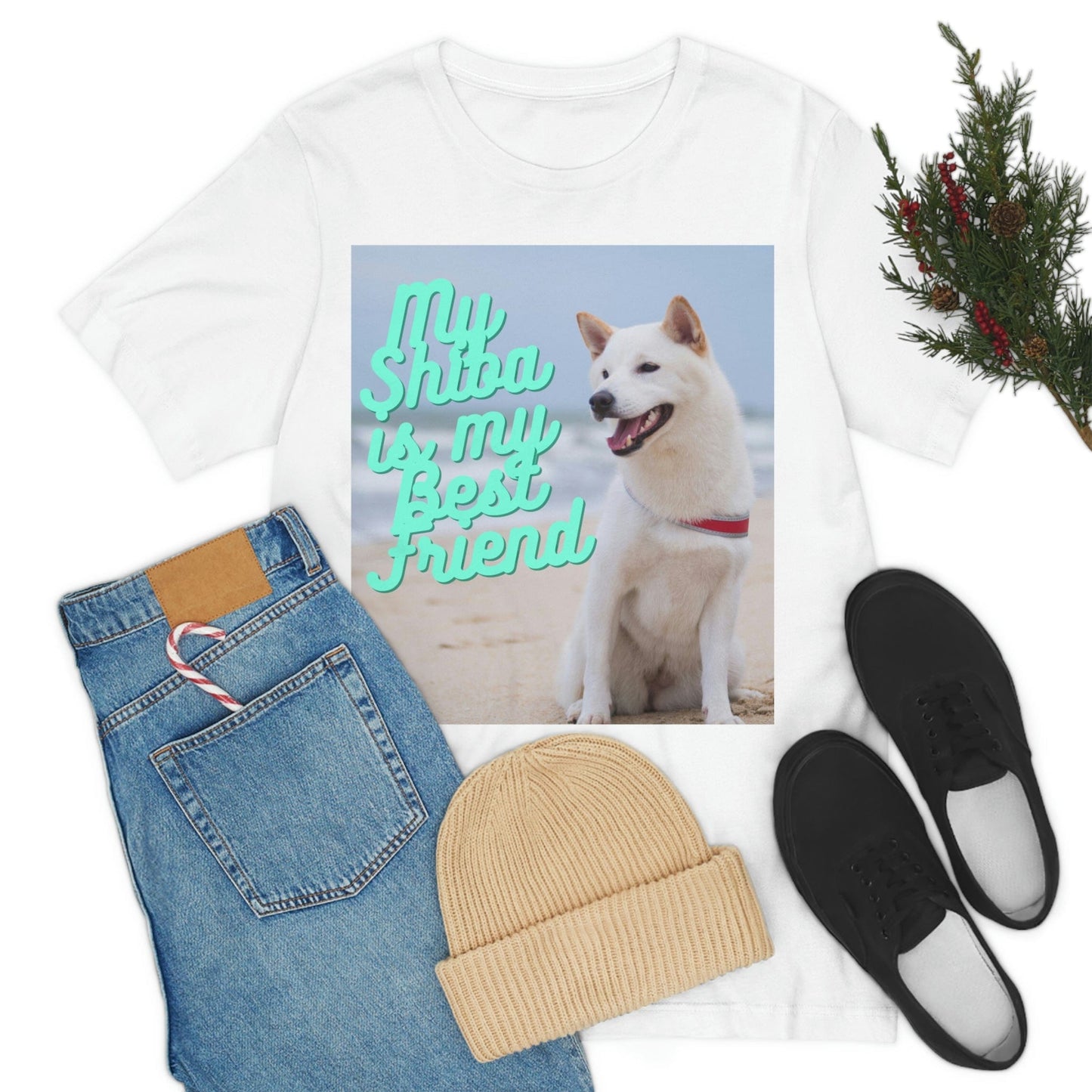 My Best Friend | Shiba Inu | Unisex Jersey Short Sleeve Tee