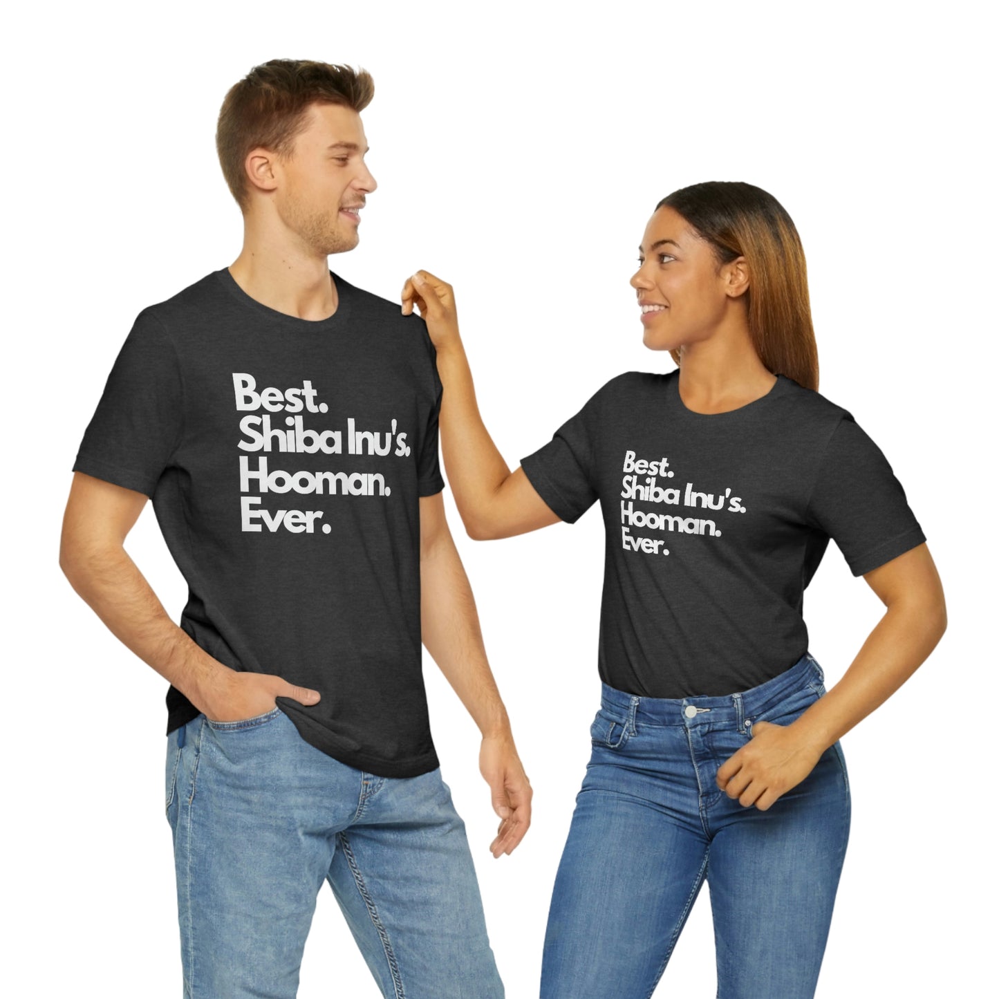 Best Shiba Inu's Hooman Ever Tshirt | High Quality Shiba Inu Print | Great Gift for Shiba Mom or Shiba Dad | Best Shiba Inu Shirt Ever