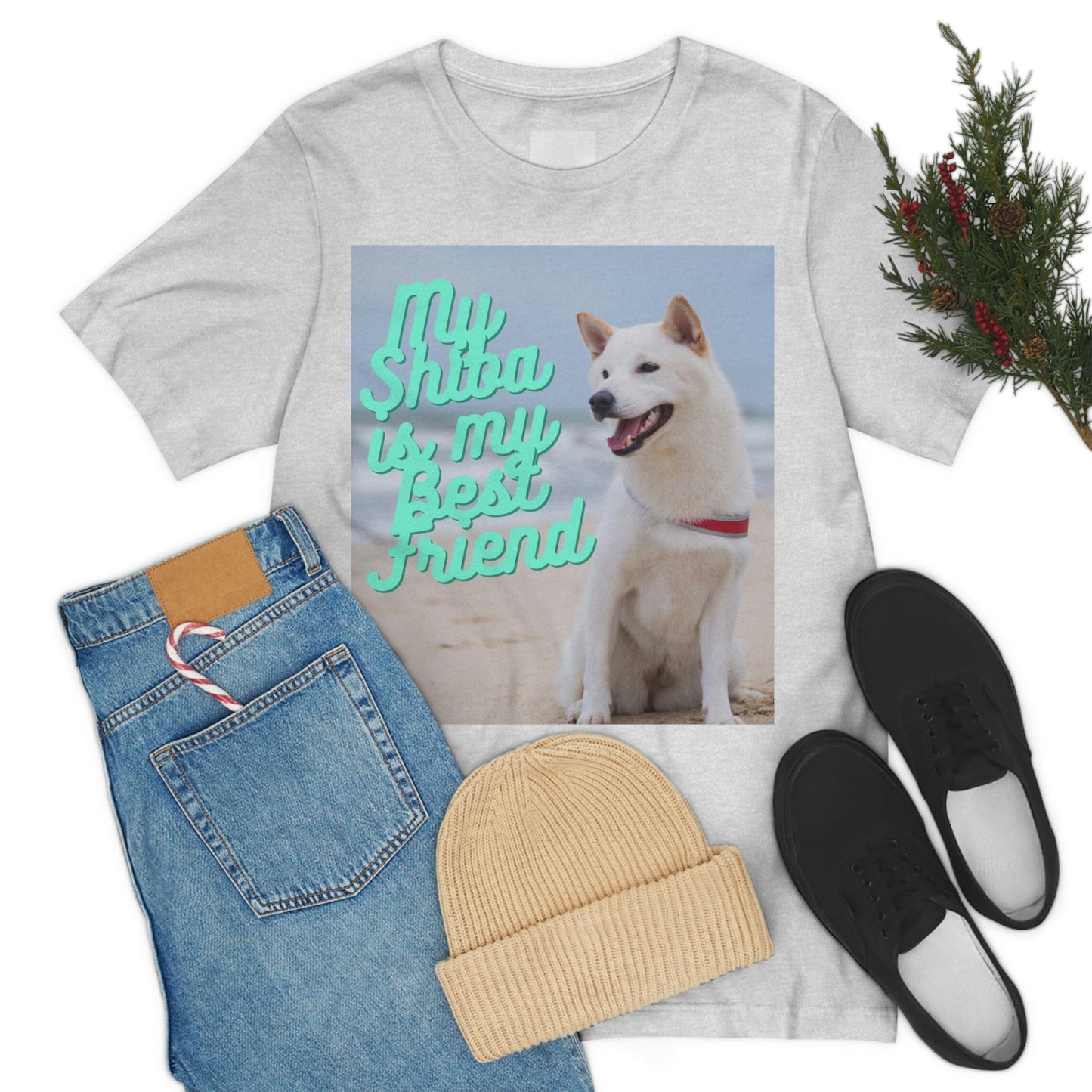 My Best Friend | Shiba Inu | Unisex Jersey Short Sleeve Tee