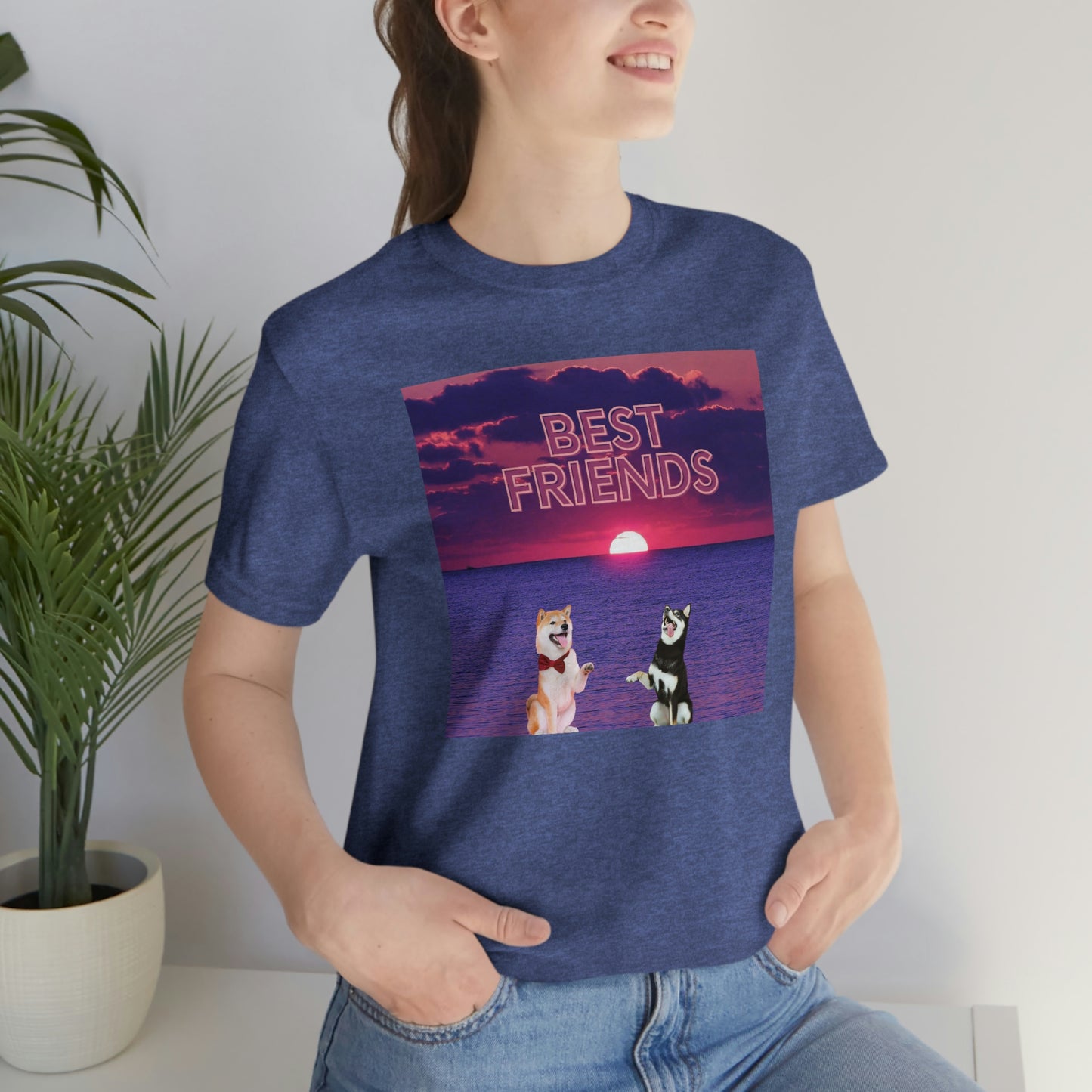 Best Friends | Shiba Inu's | Unisex Jersey Short Sleeve Tee