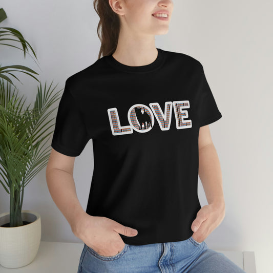 Shiba Love: Show Your Affection with Our Unique Shiba Inu Tee | LOVE Shiba Inu T-Shirt | Unique Pattern | 100% Cotton | Runs True to Size