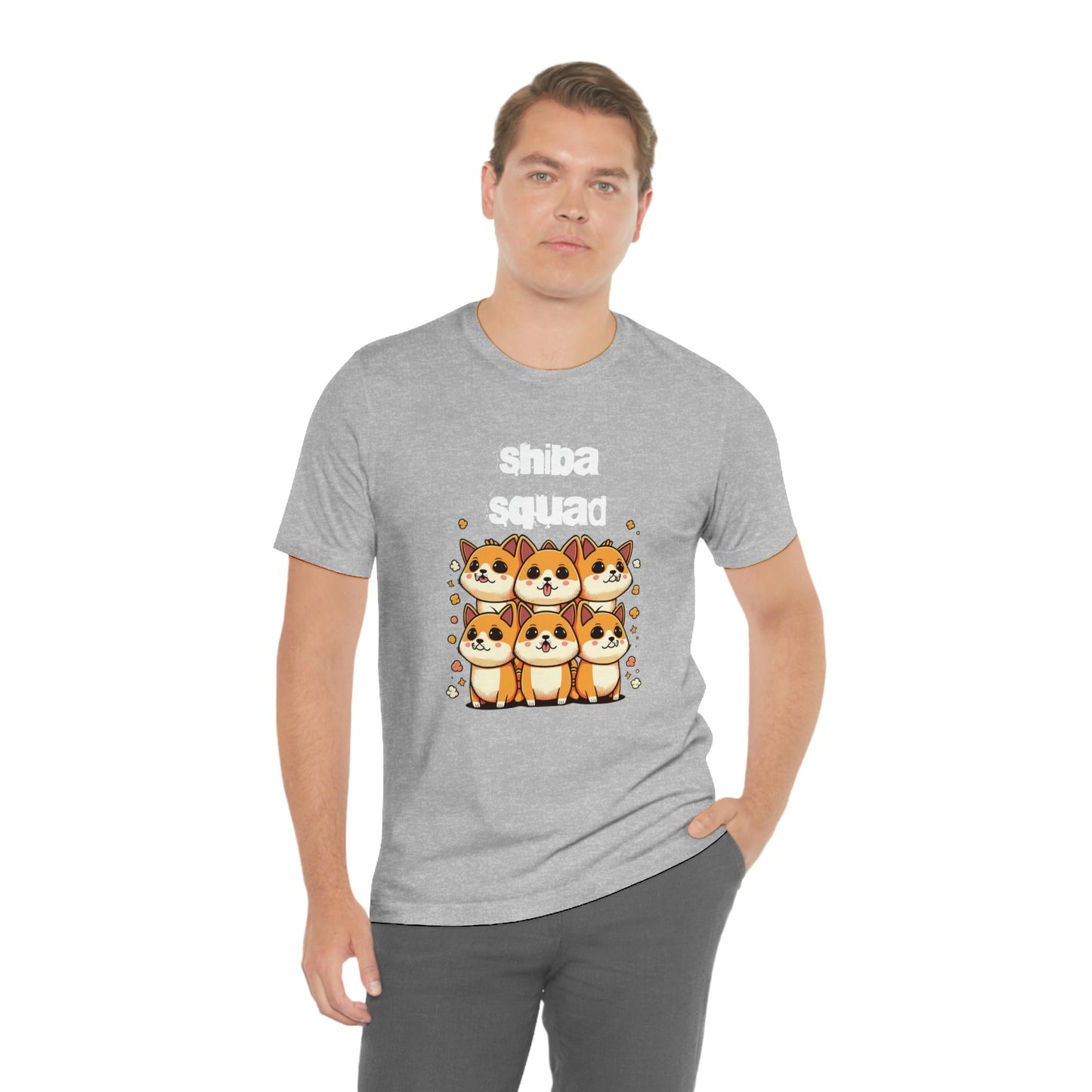 Shiba Squad Graphic Tee - Soft Cotton & Quality Print - Perfect for Shiba Inu Lovers