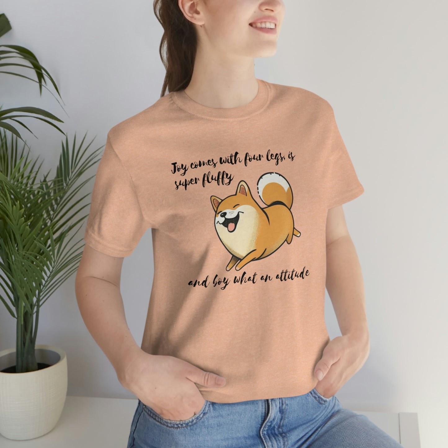 Boy, What an Attitude | Shiba Inu | Unisex Jersey Short Sleeve Tee