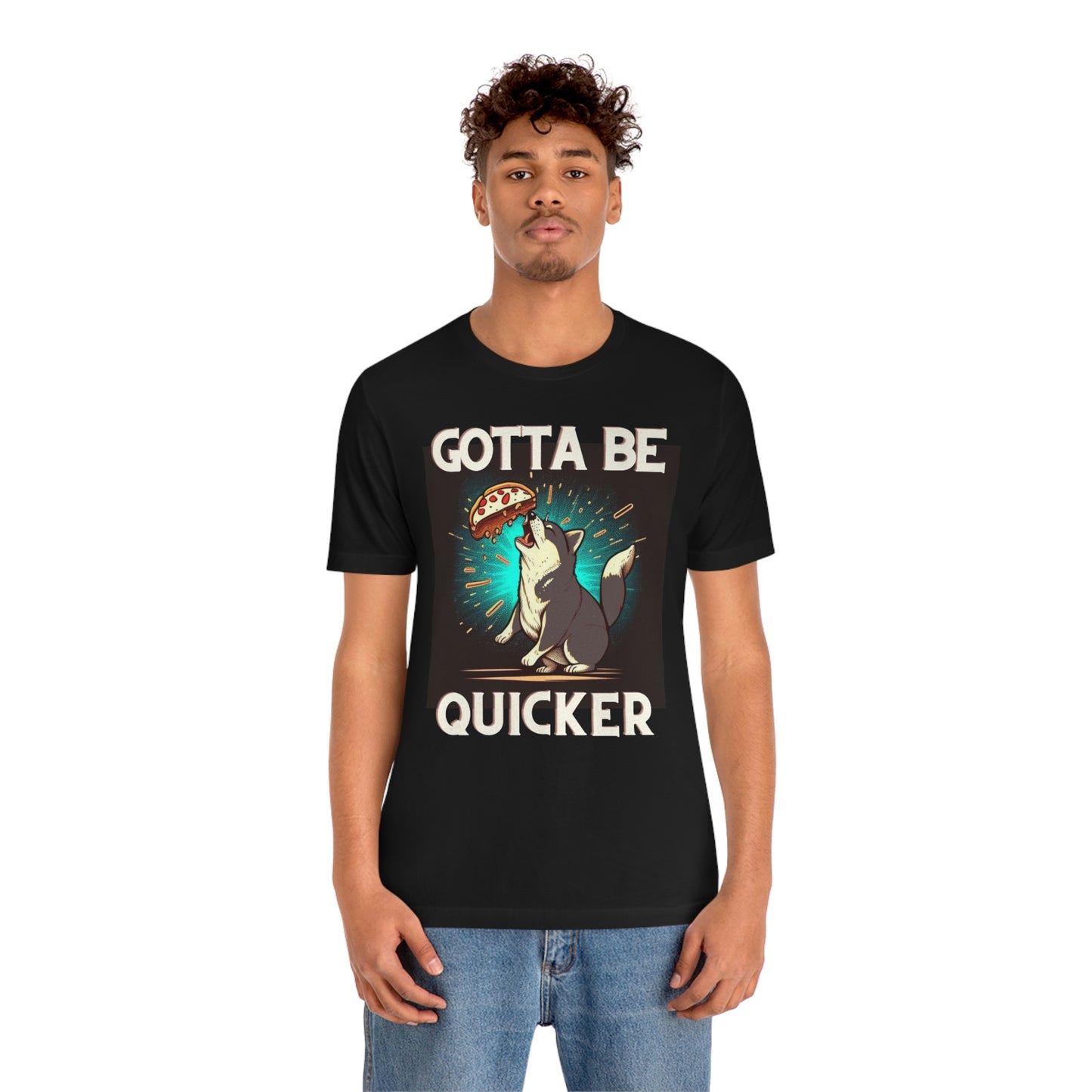 Gotta Be Quicker | Shiba Inu | Unisex Jersey Short Sleeve Tee