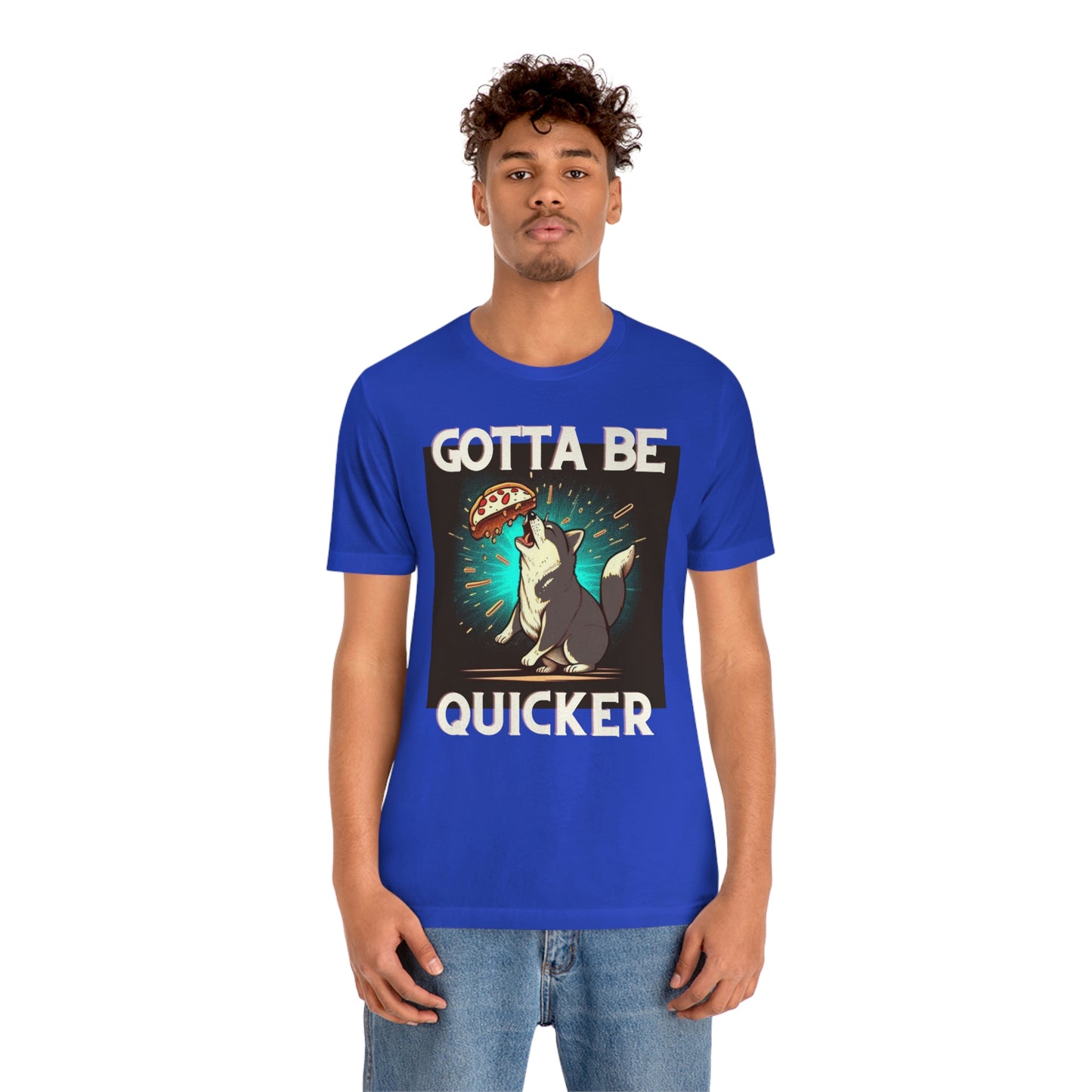 Gotta Be Quicker | Shiba Inu | Unisex Jersey Short Sleeve Tee