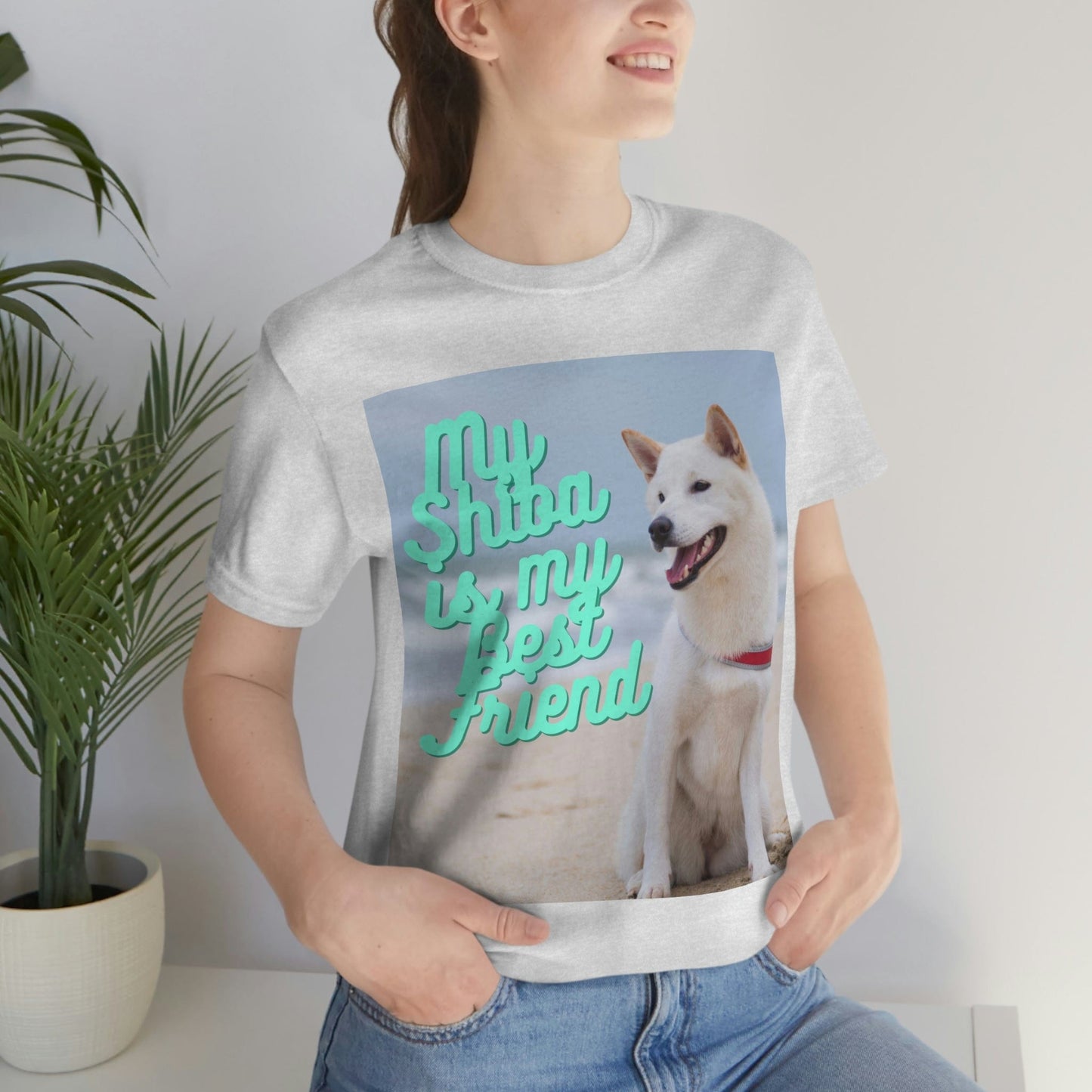 My Best Friend | Shiba Inu | Unisex Jersey Short Sleeve Tee