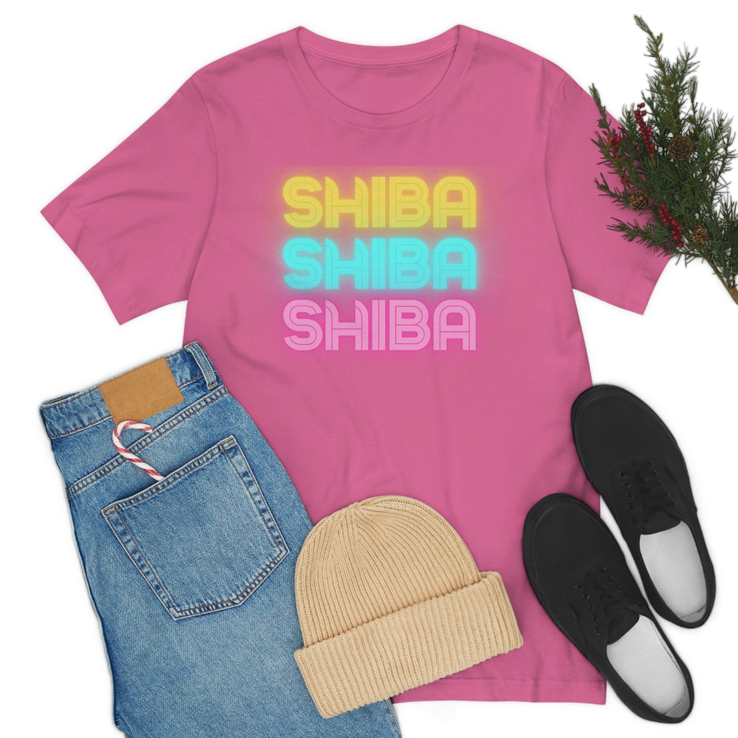 Neon Shiba | Unisex T-shirt