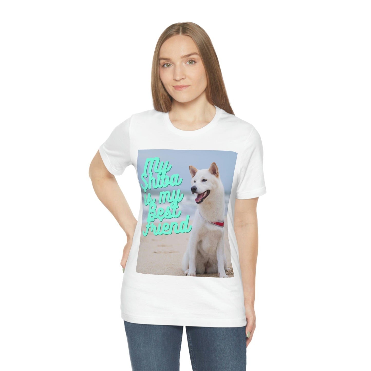 My Best Friend | Shiba Inu | Unisex Jersey Short Sleeve Tee