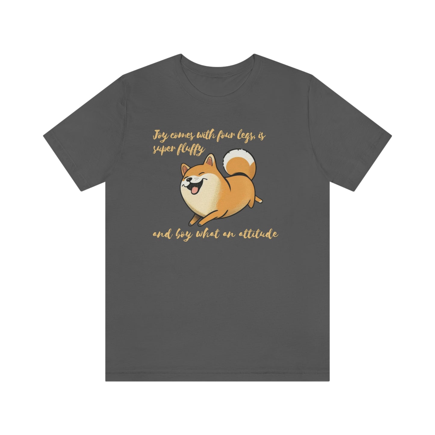 Boy, What an Attitude | Shiba Inu | Unisex Jersey Short Sleeve Tee