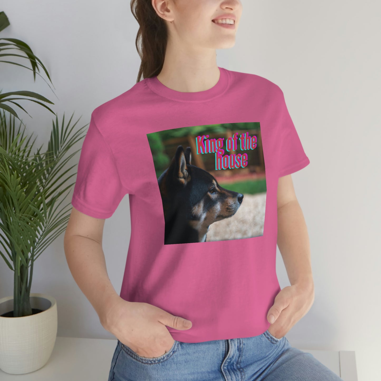 King of the House | Shiba Inu | Unisex Jersey Short Sleeve Tee