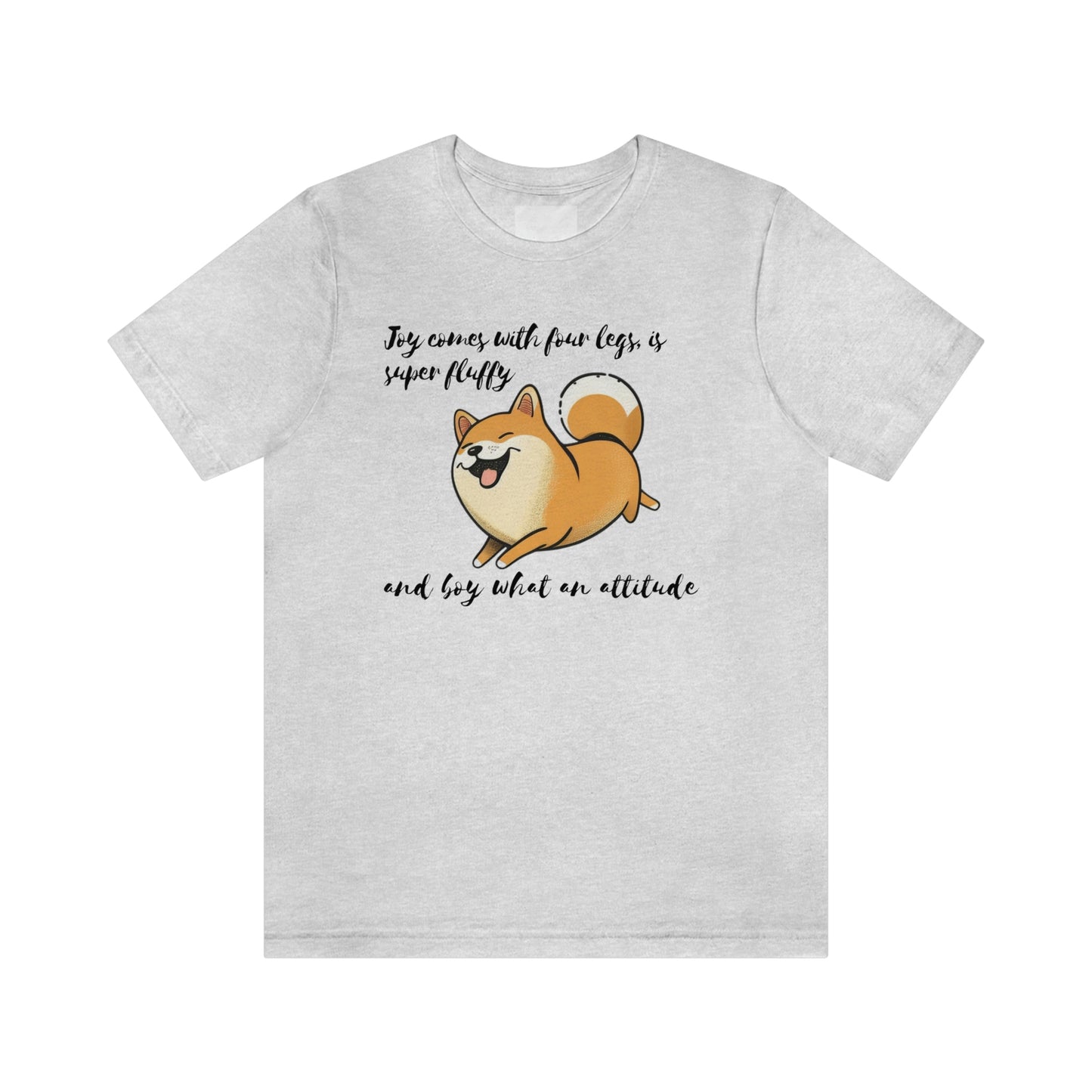 Boy, What an Attitude | Shiba Inu | Unisex Jersey Short Sleeve Tee