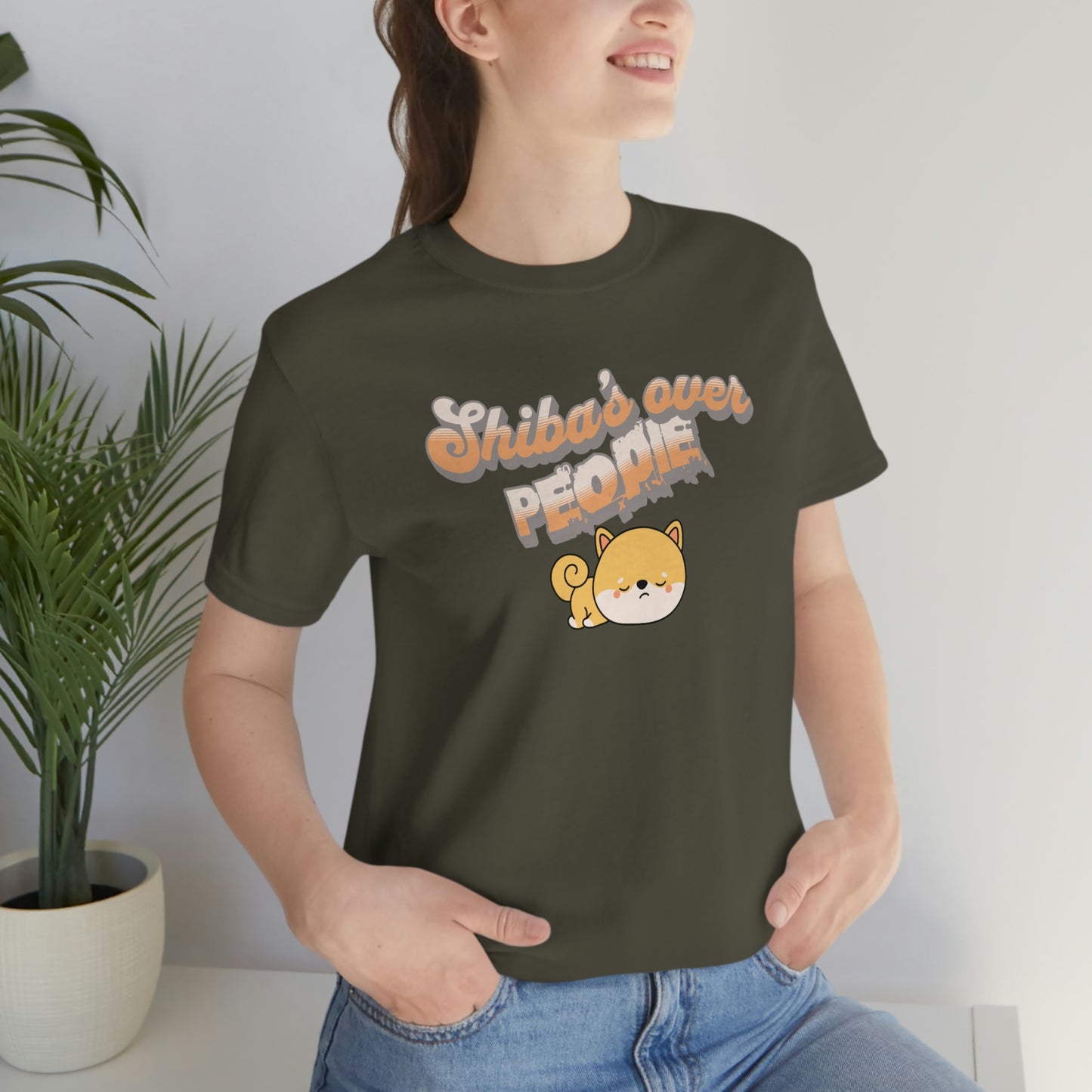 Shiba's Over People T-shirt - Shiba Inu Preference Tee