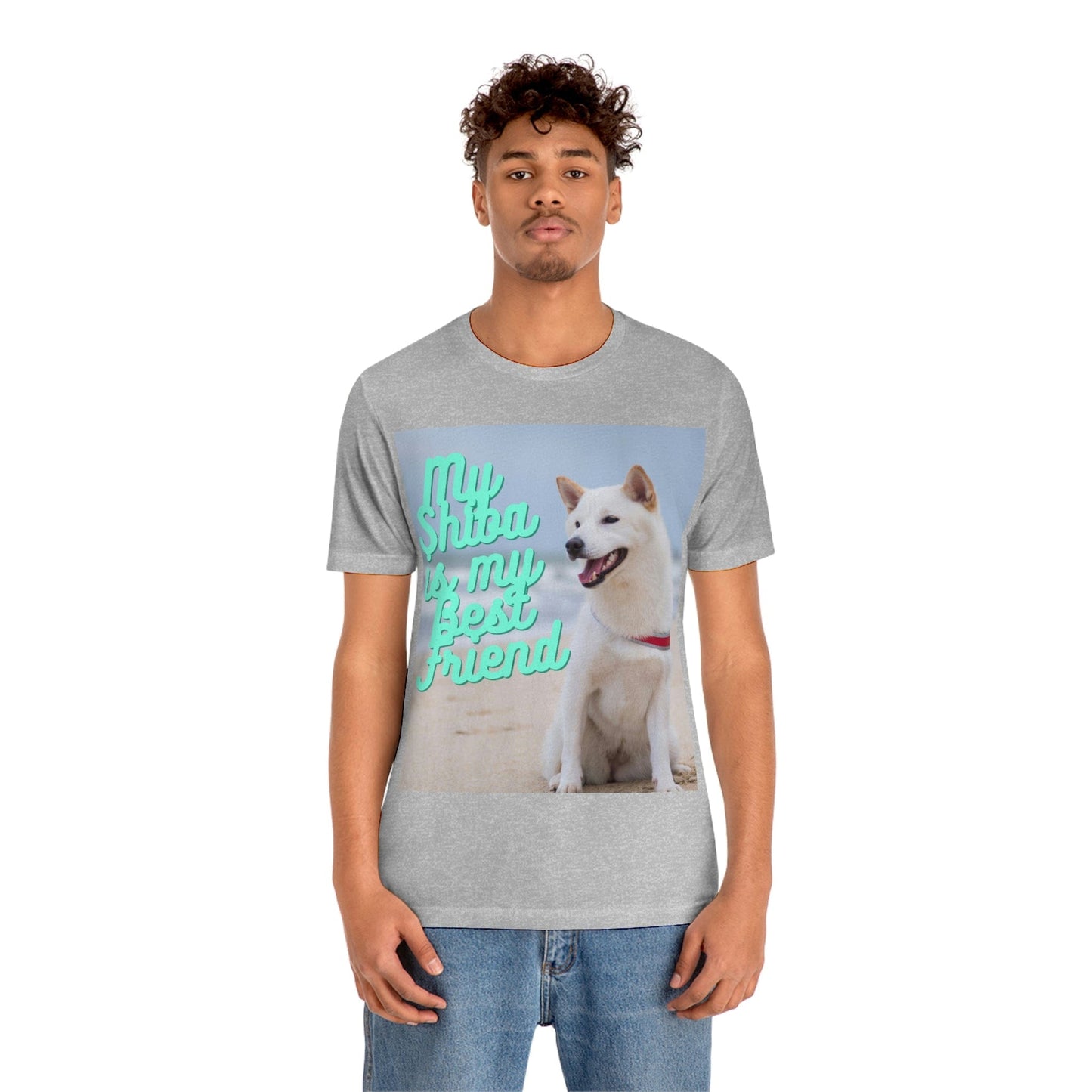 My Best Friend | Shiba Inu | Unisex Jersey Short Sleeve Tee