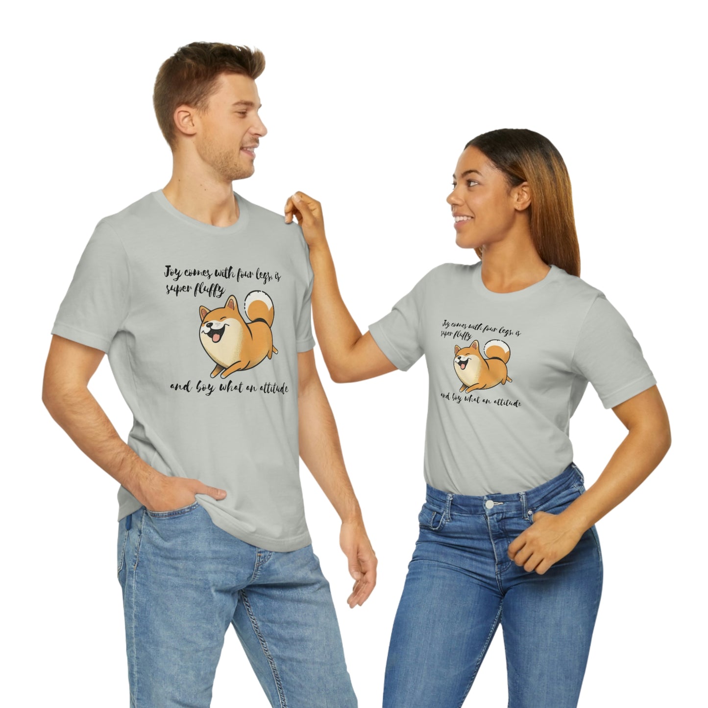 Boy, What an Attitude | Shiba Inu | Unisex Jersey Short Sleeve Tee