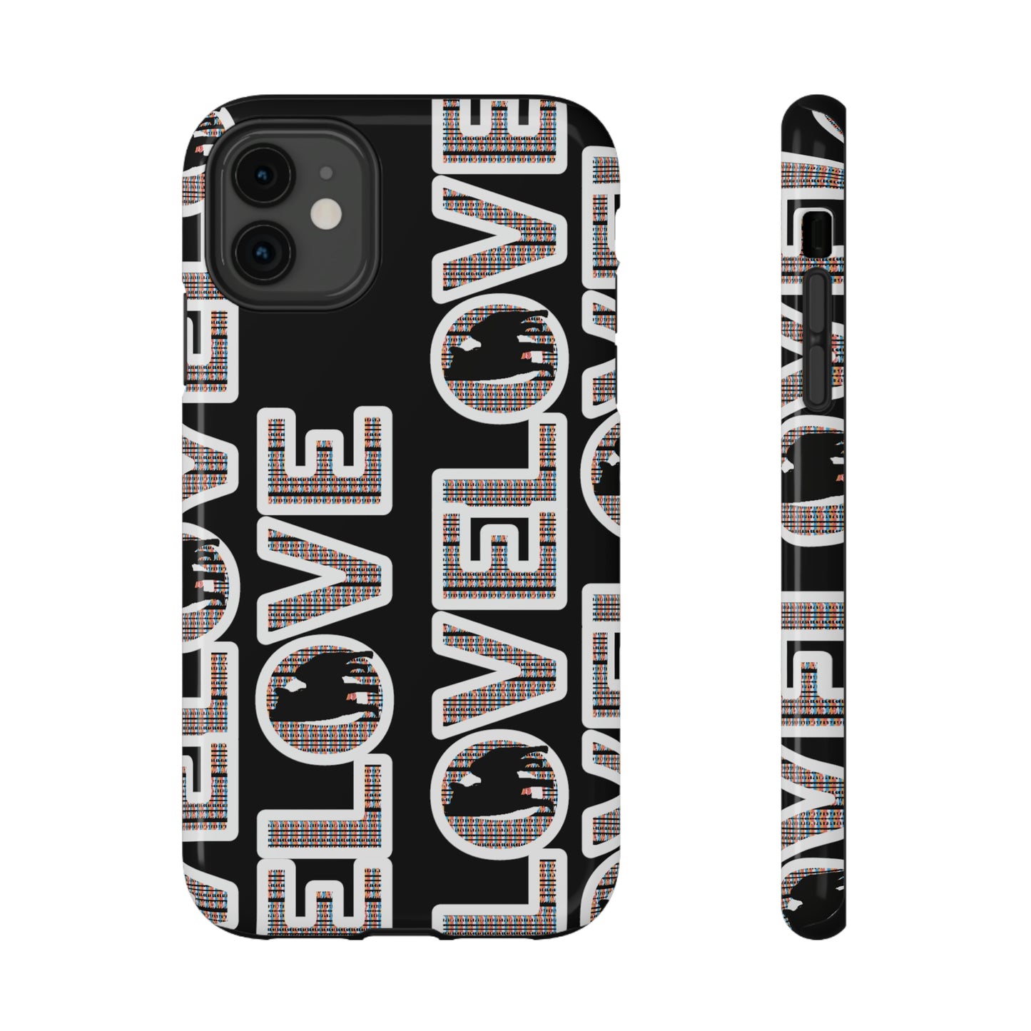 Shiba Inu Phone Case - Samsung and Apple - Double Layer Shiba Inu Love Design Phone Case - Impact Resistant Cases