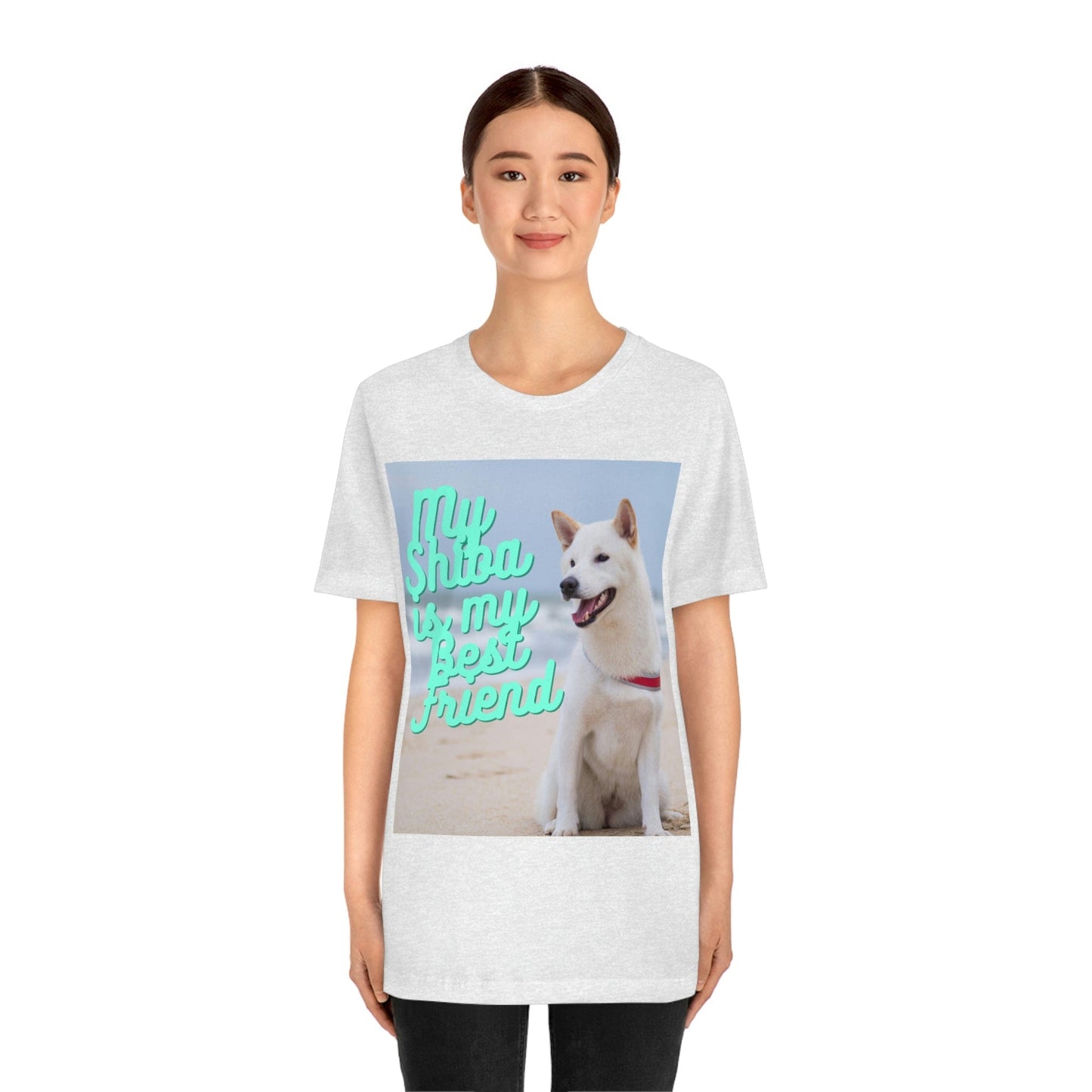 My Best Friend | Shiba Inu | Unisex Jersey Short Sleeve Tee